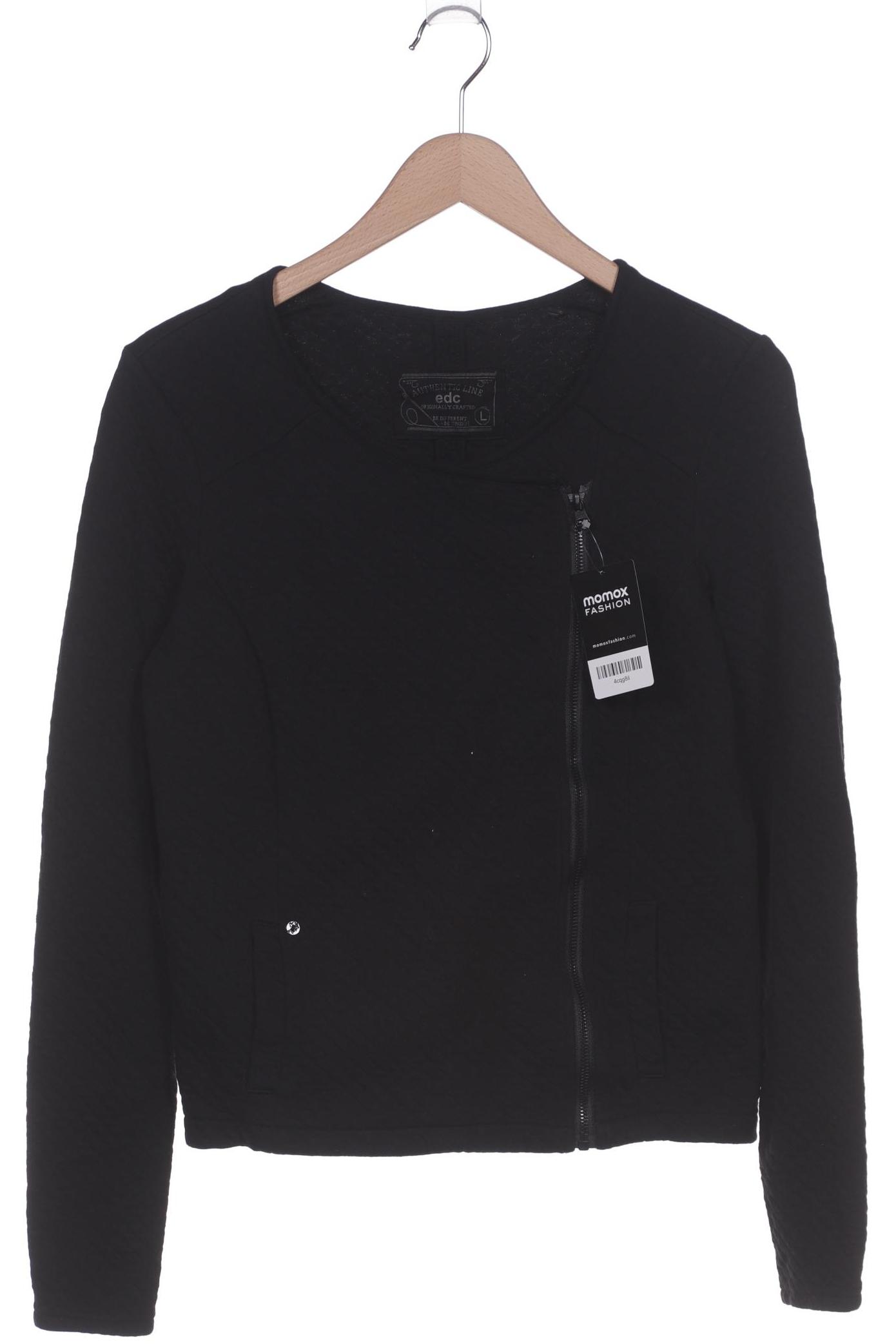 

edc by Esprit Damen Sweatshirt, schwarz, Gr. 42