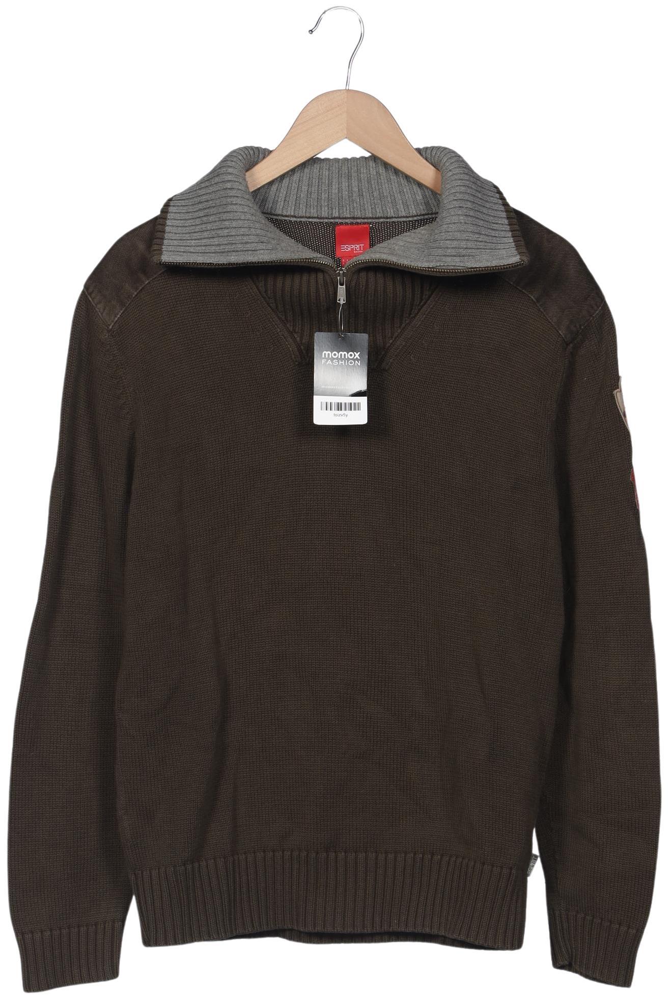 

edc by Esprit Herren Pullover, braun, Gr. 52