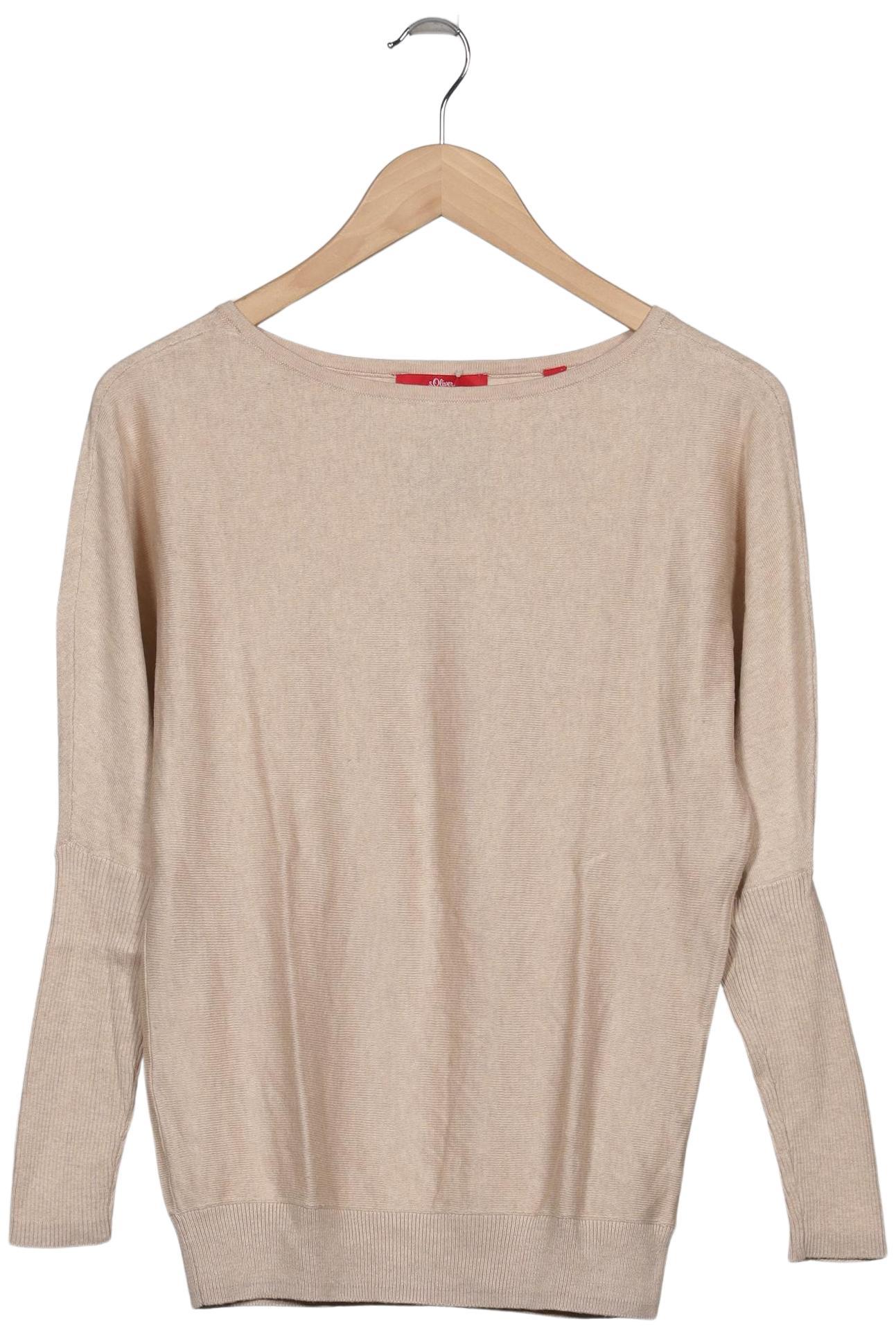 

edc by Esprit Damen Pullover, beige, Gr. 34