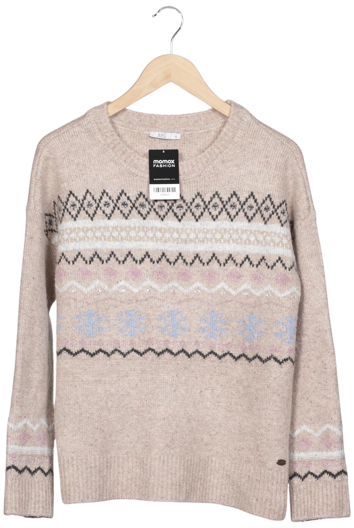 

edc by Esprit Damen Pullover, beige, Gr. 38