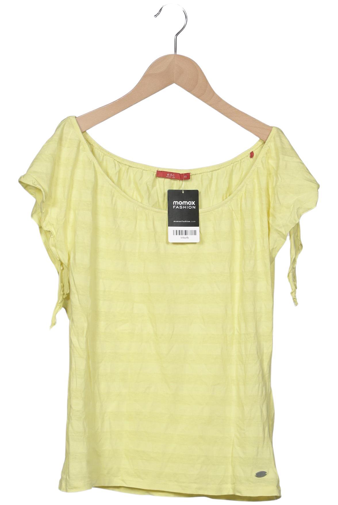 

edc by Esprit Damen T-Shirt, gelb, Gr. 34