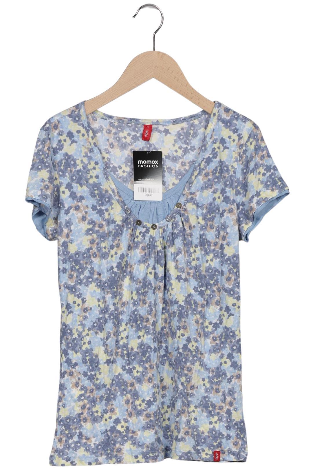 

edc by Esprit Damen T-Shirt, hellblau, Gr. 36