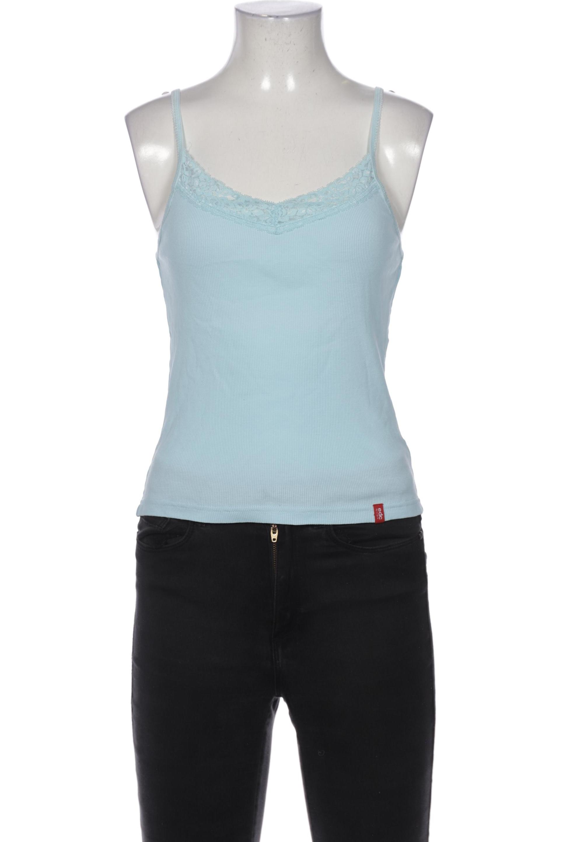 

edc by Esprit Damen Top, hellblau, Gr. 38