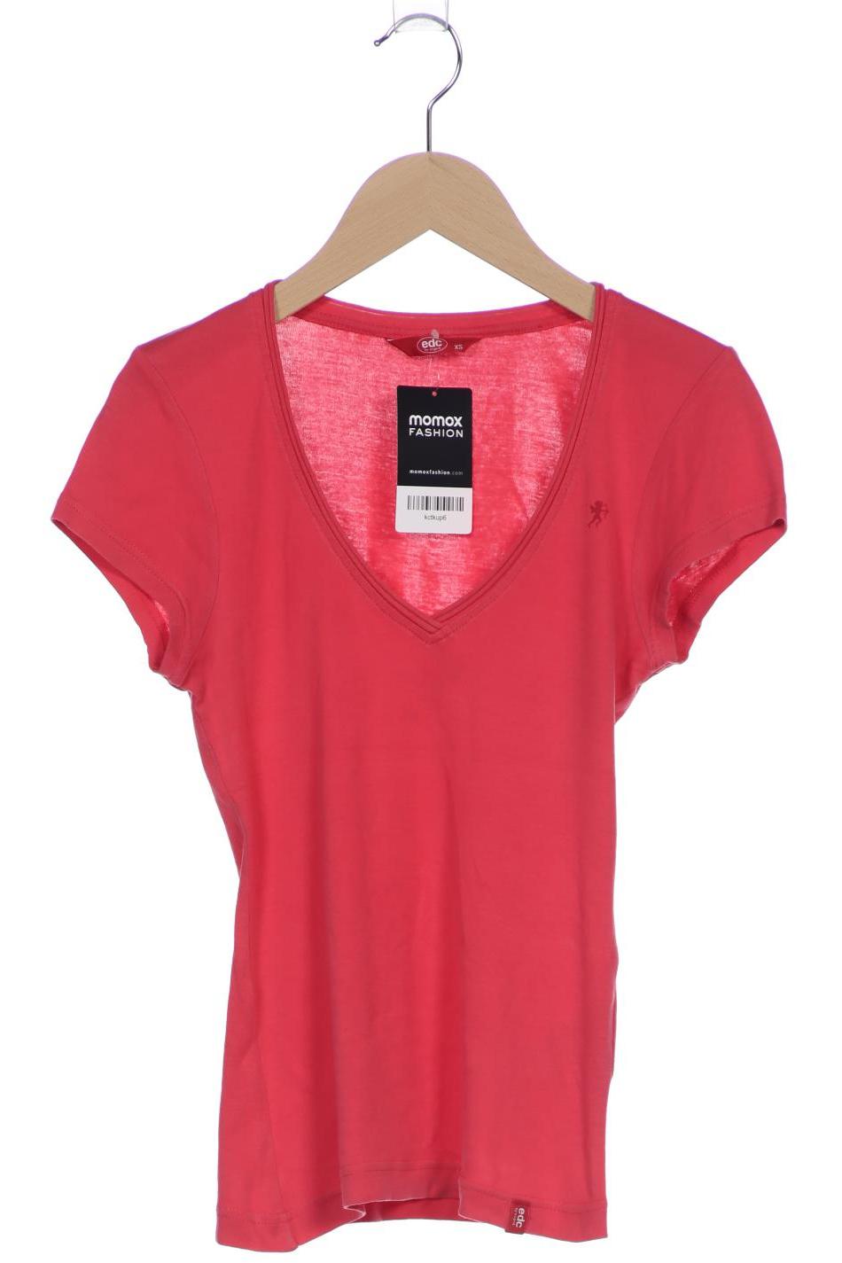 

edc by Esprit Damen T-Shirt, pink, Gr. 34