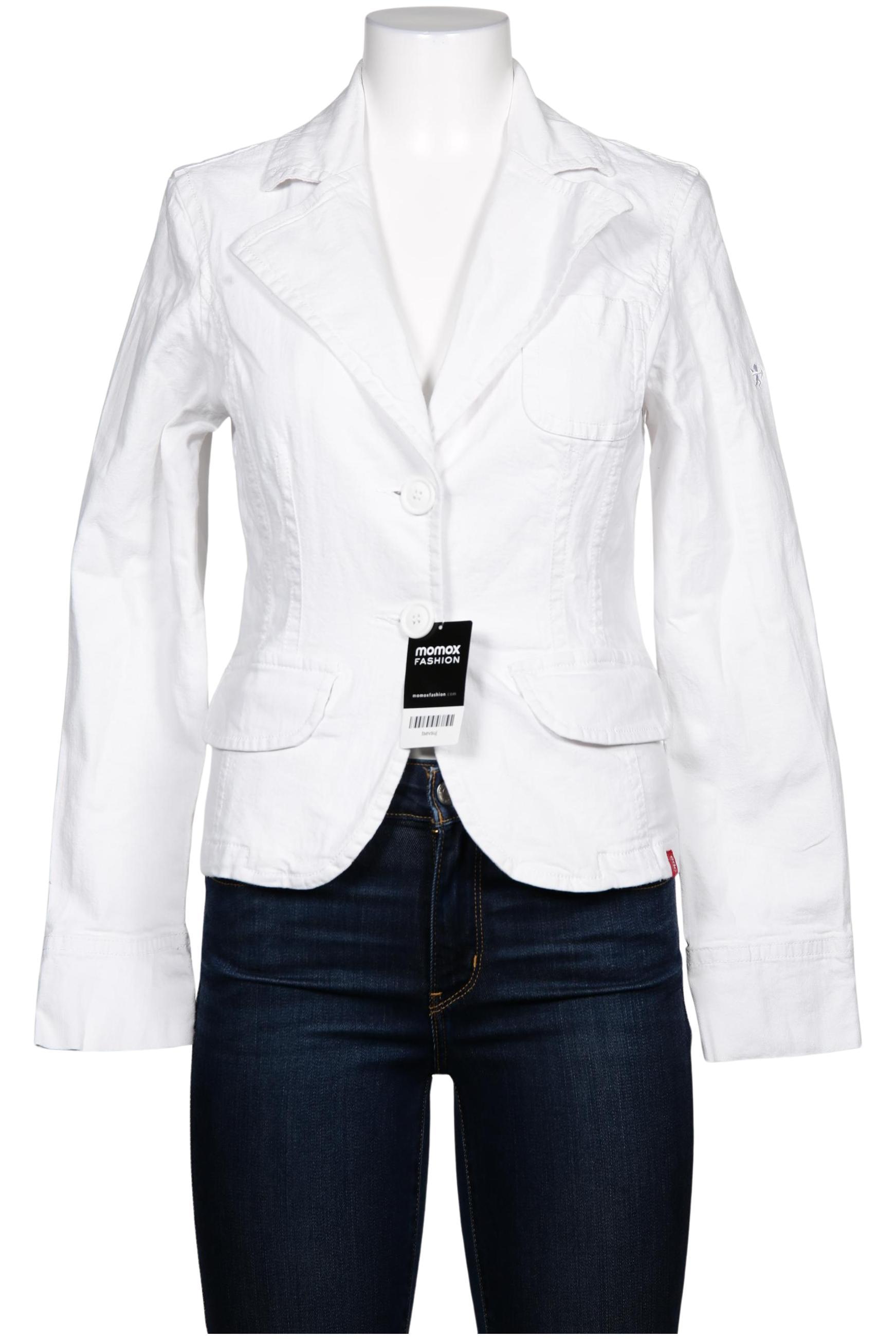 

edc by Esprit Damen Blazer, weiß, Gr. 38