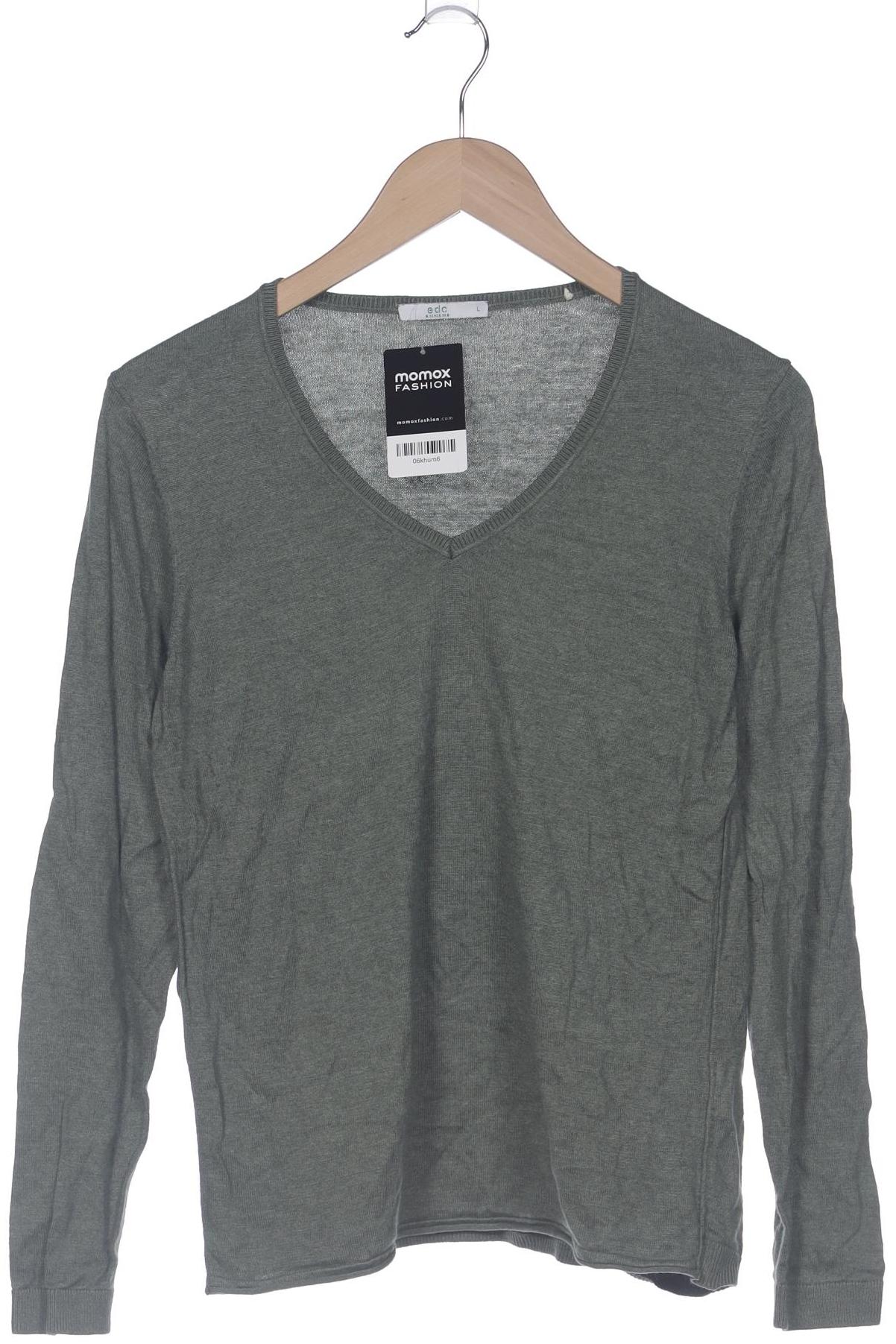 

edc by Esprit Damen Pullover, grün, Gr. 42