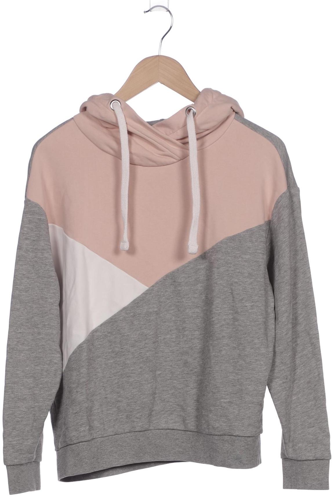 

edc by Esprit Damen Kapuzenpullover, grau, Gr. 34
