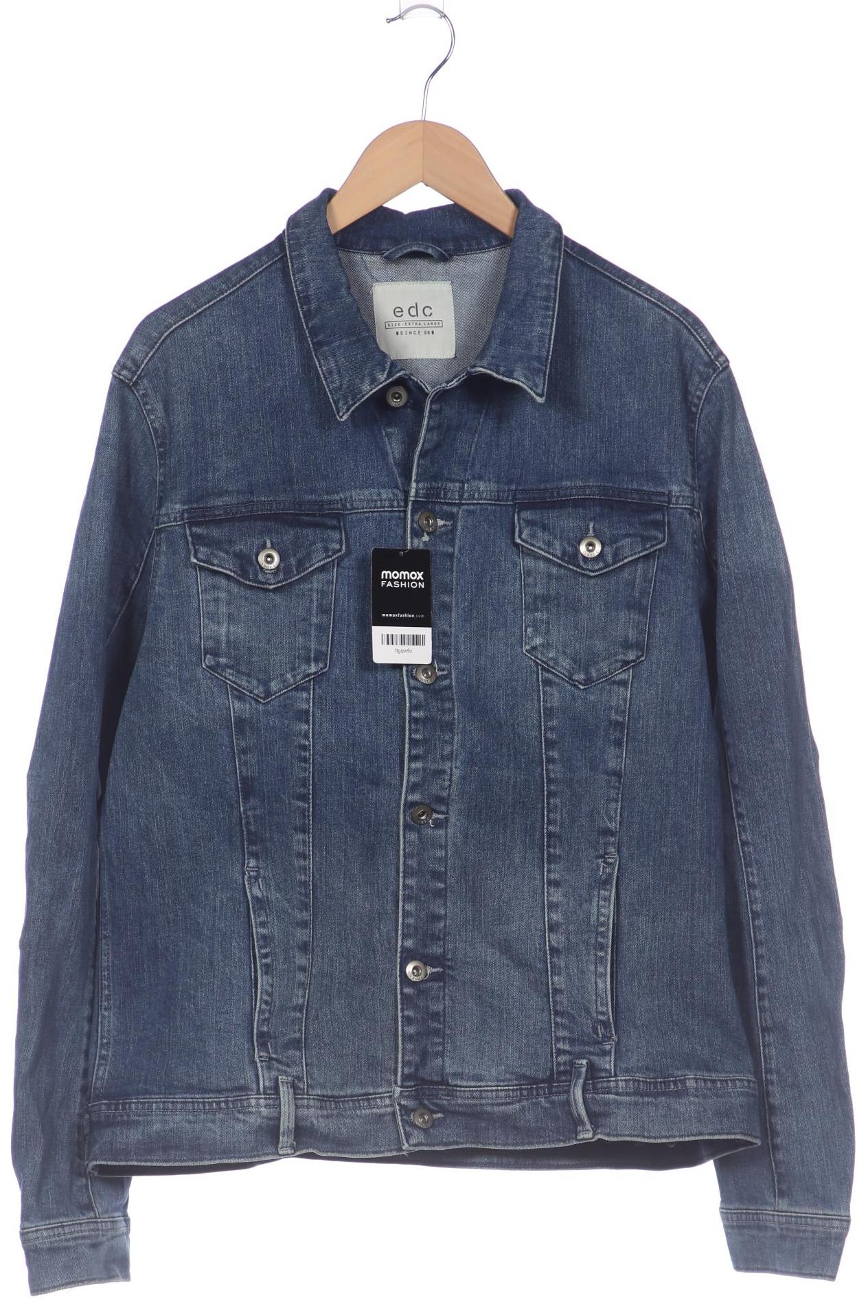 

edc by Esprit Herren Jacke, blau, Gr. 54
