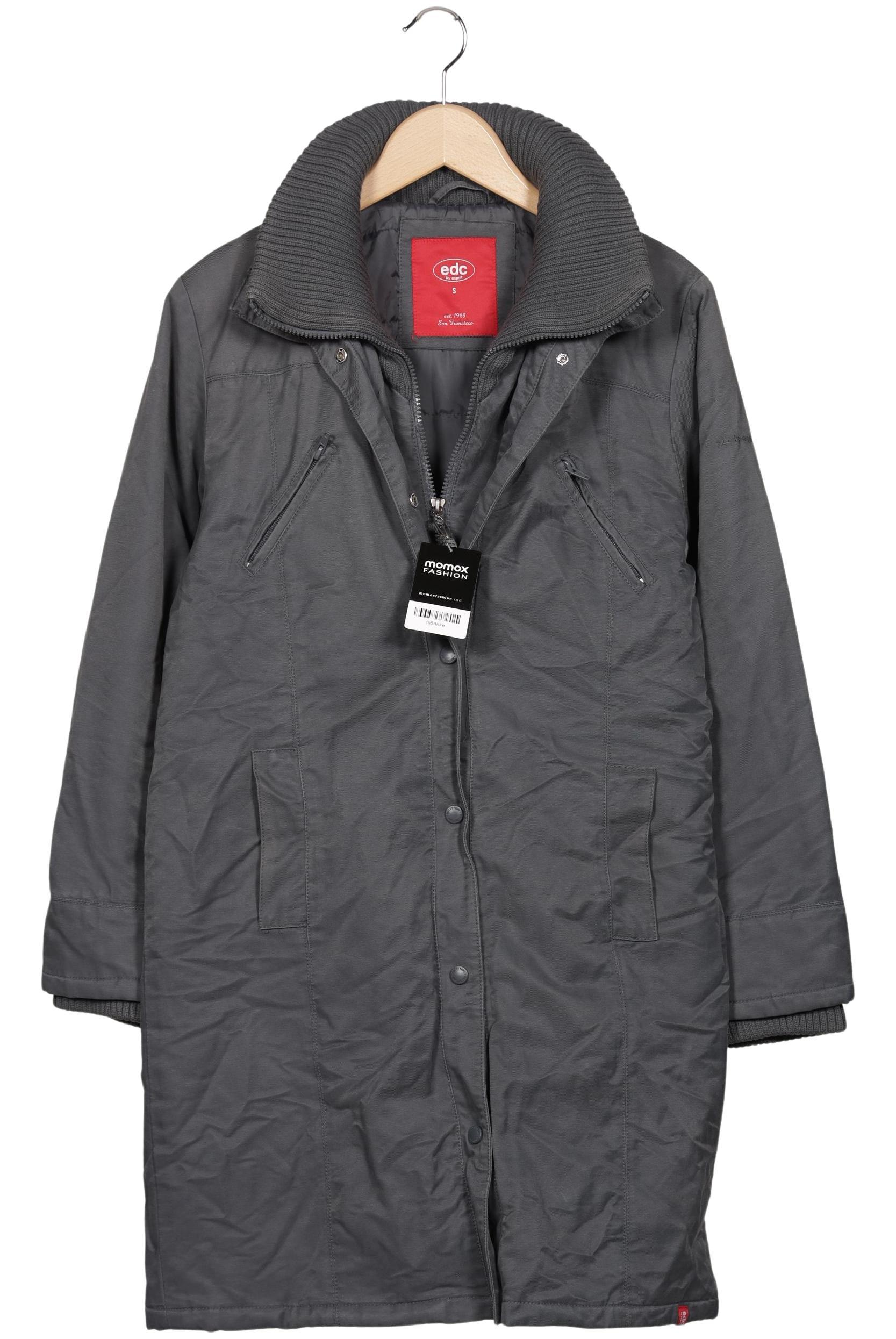 

edc by Esprit Damen Mantel, grau, Gr. 36