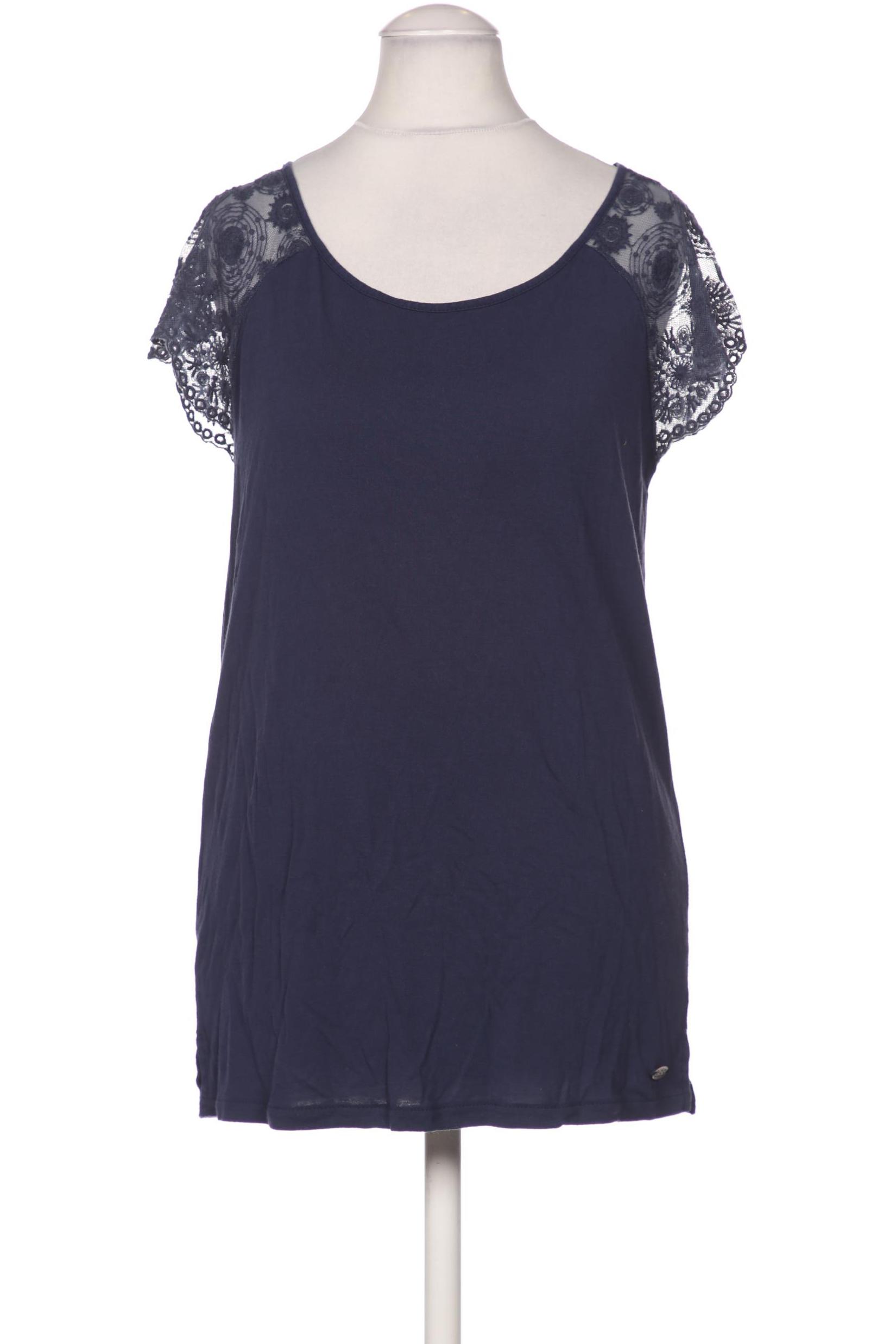

edc by Esprit Damen T-Shirt, marineblau, Gr. 36