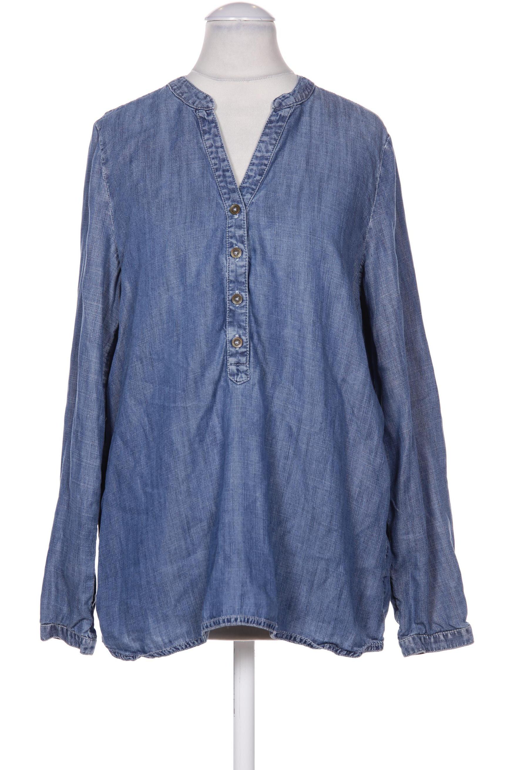 

edc by Esprit Damen Bluse, blau, Gr. 34