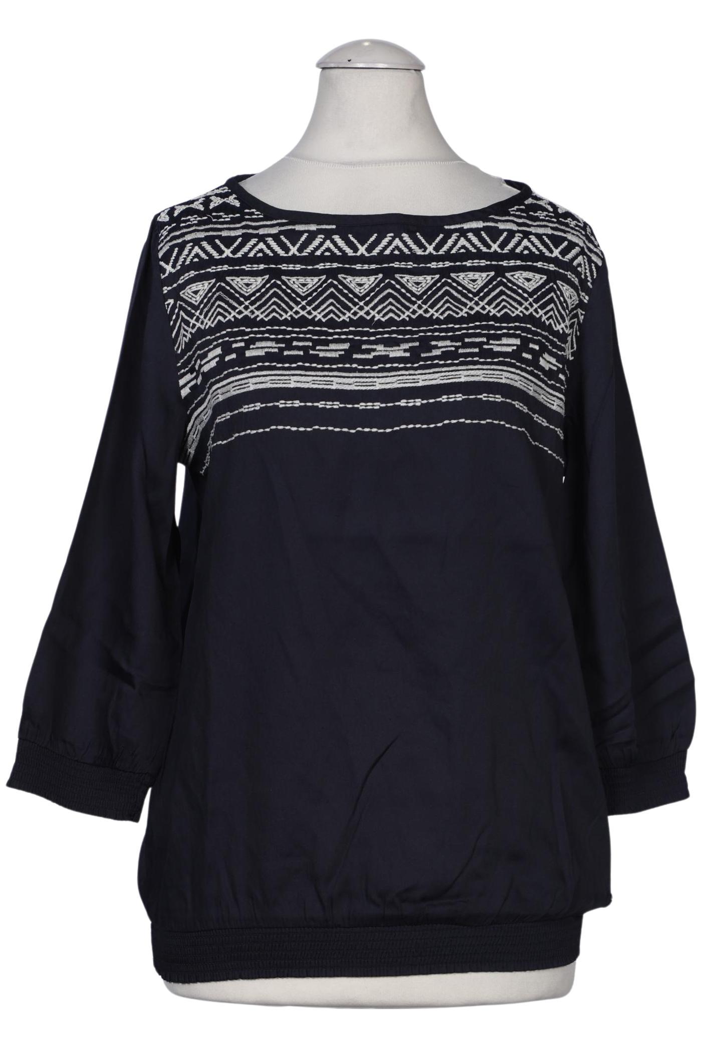 

edc by Esprit Damen Bluse, marineblau, Gr. 34