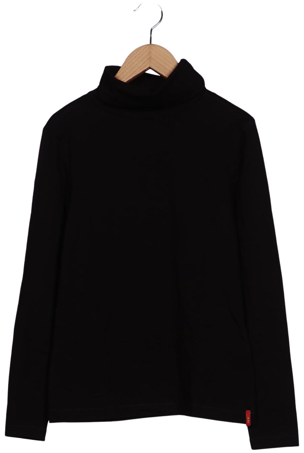 

edc by Esprit Damen Langarmshirt, schwarz, Gr. 34