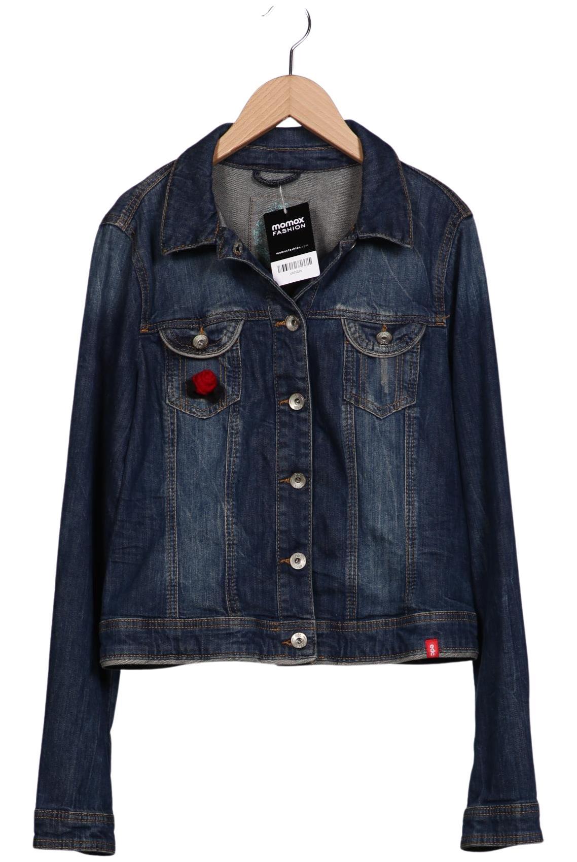 

edc by Esprit Damen Jacke, blau, Gr. 42