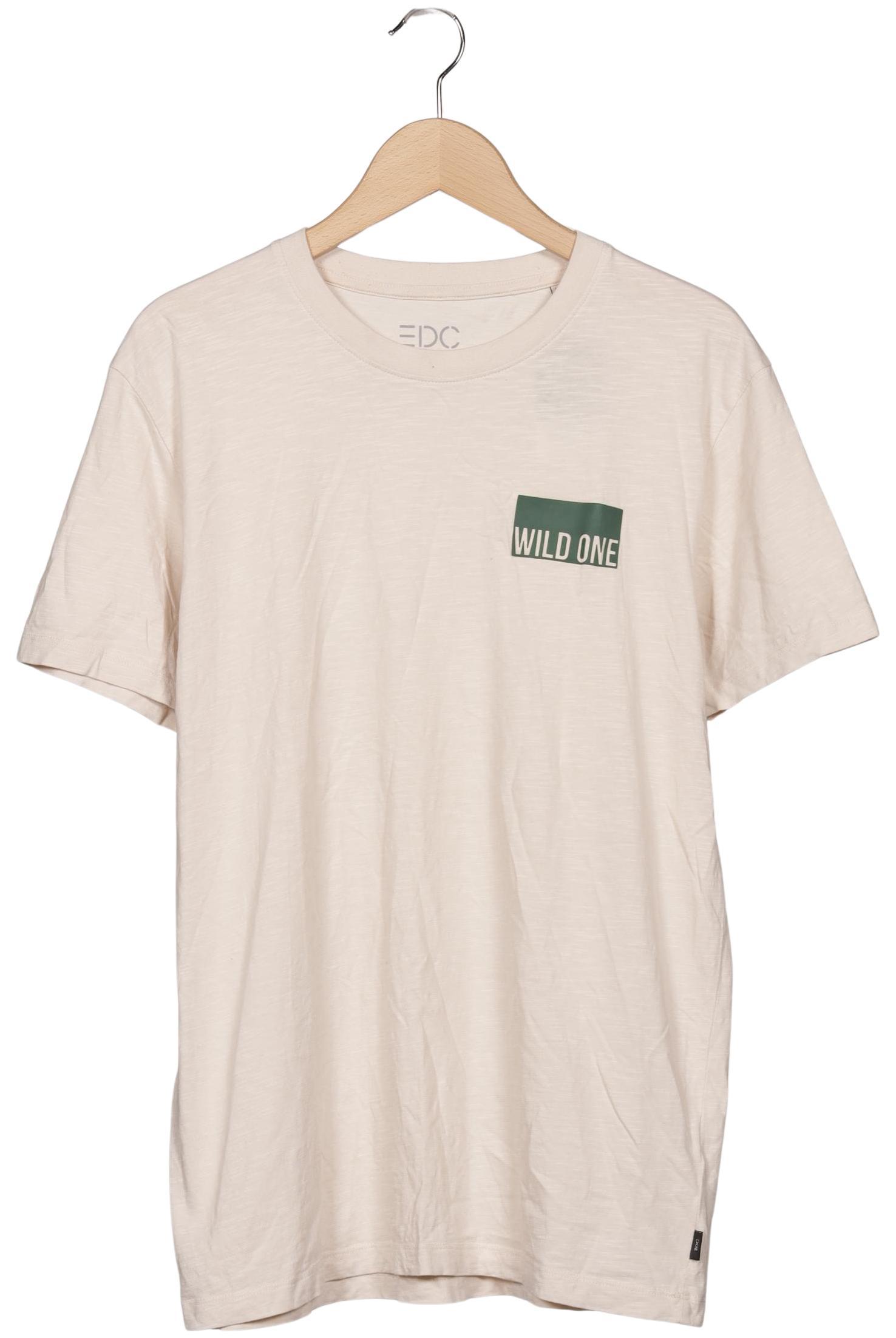 Thumbnail - edc by Esprit Herren T-Shirt, beige, Gr. 48