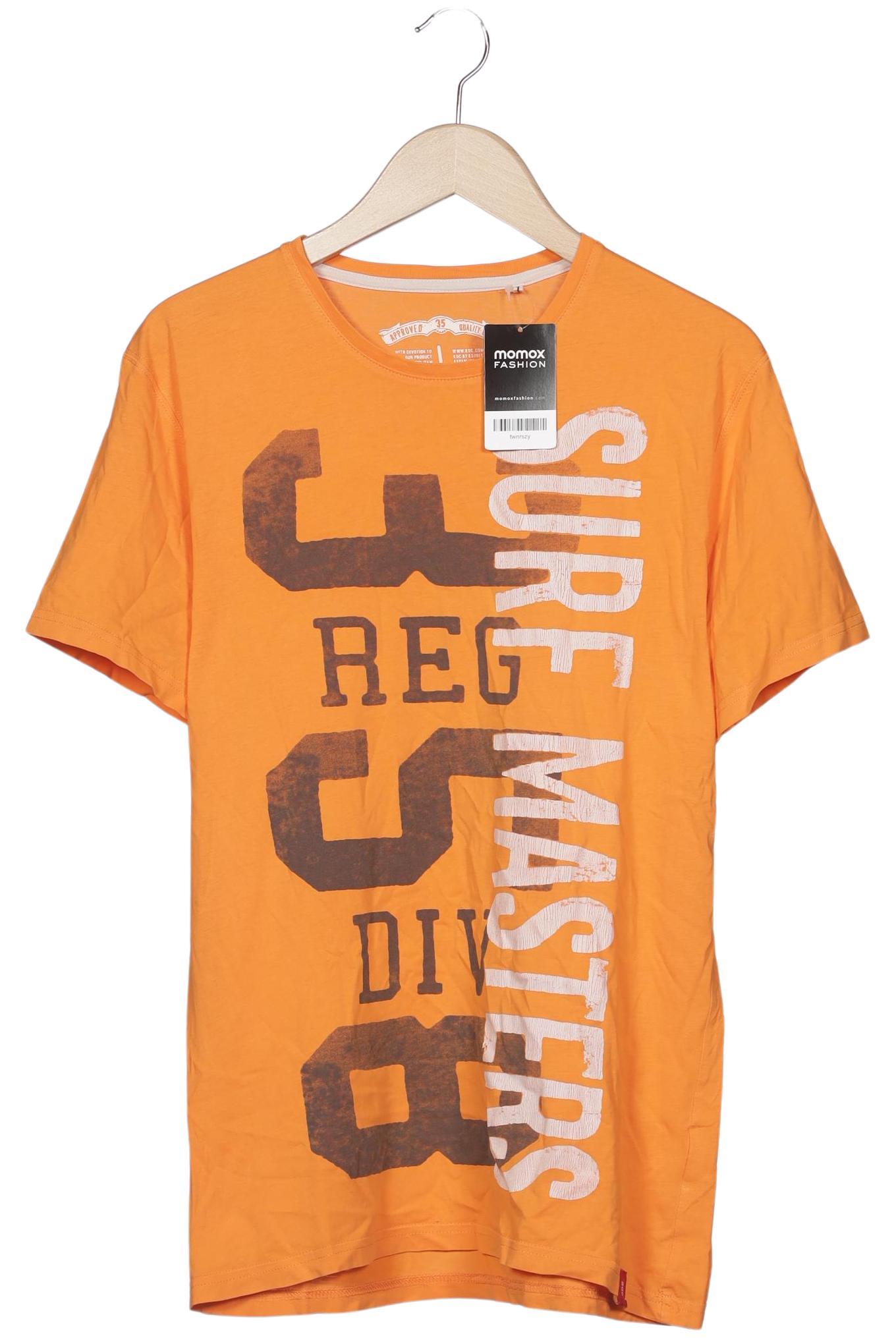 Thumbnail - edc by Esprit Herren T-Shirt, orange, Gr. 52