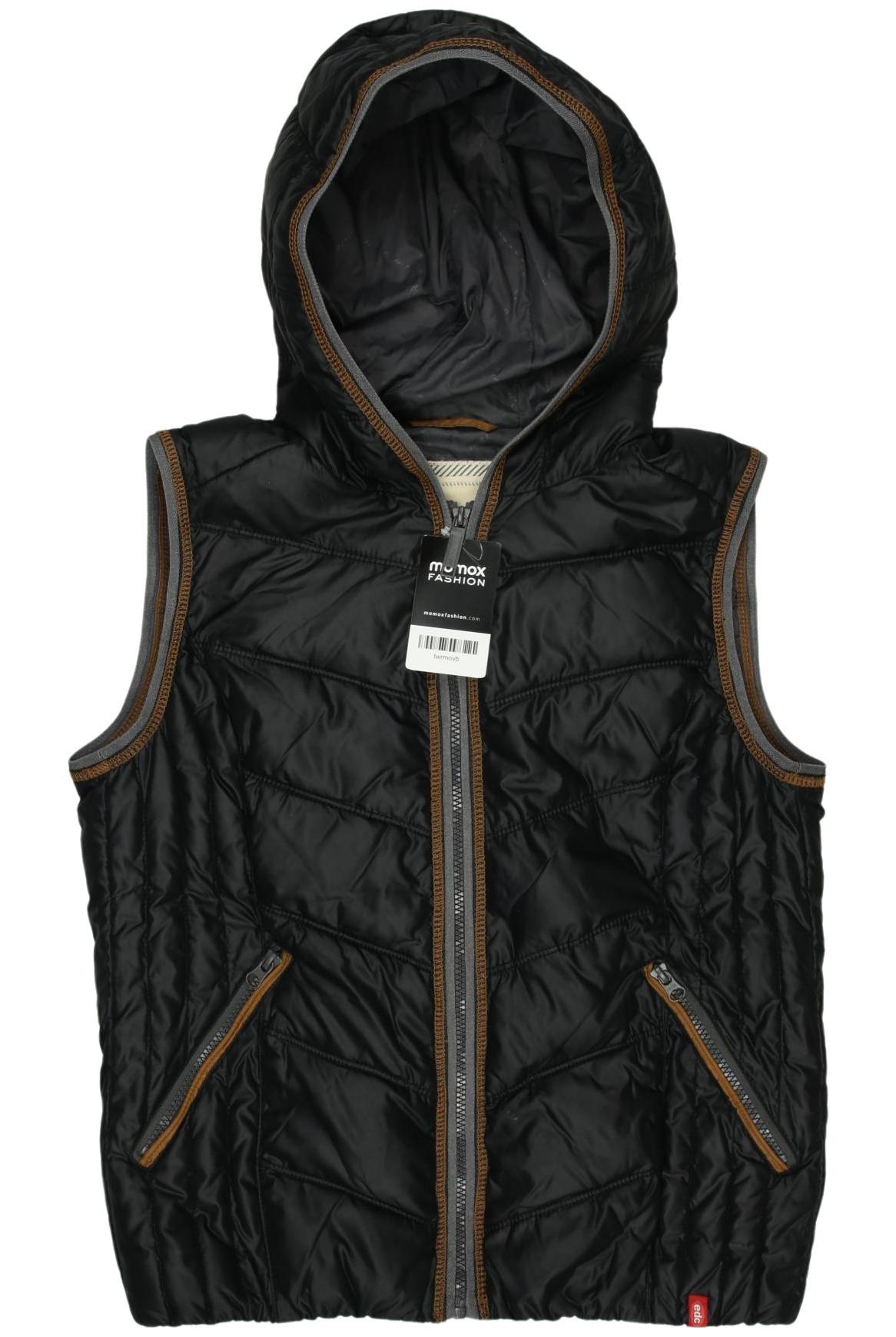 

edc by Esprit Damen Weste, schwarz, Gr. 38