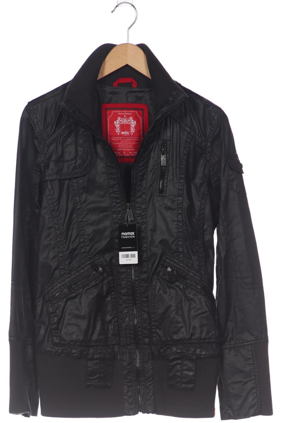 

edc by Esprit Damen Jacke, schwarz, Gr. 42