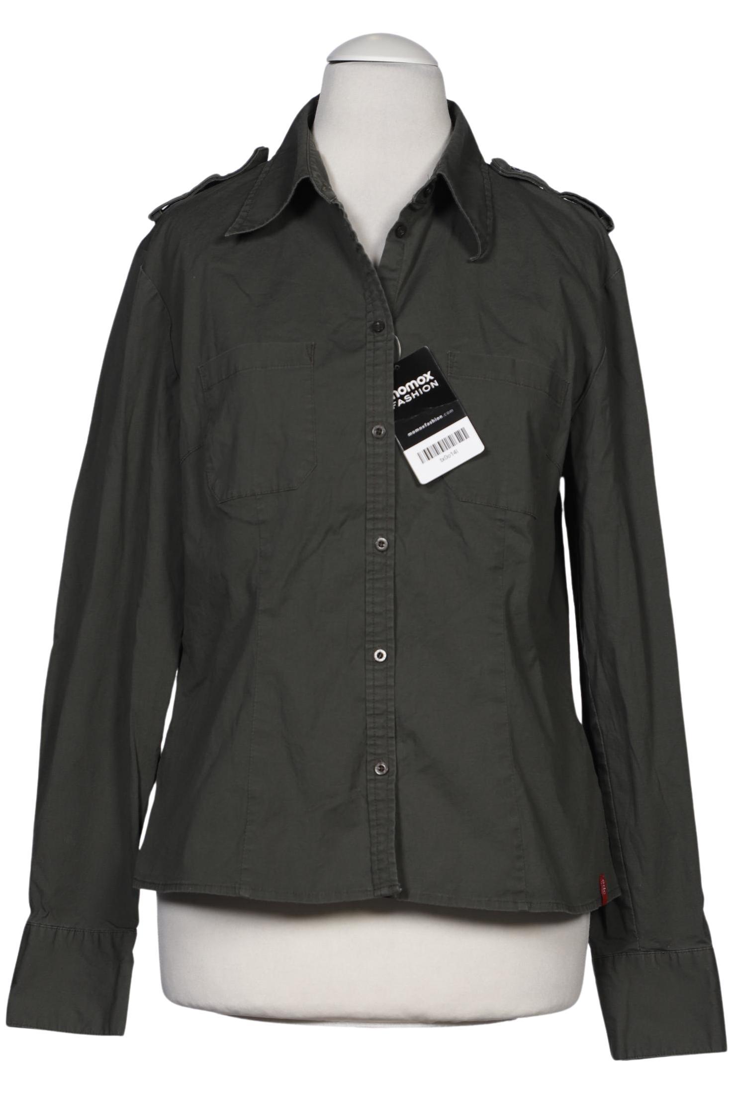 

edc by Esprit Damen Bluse, grün, Gr. 38