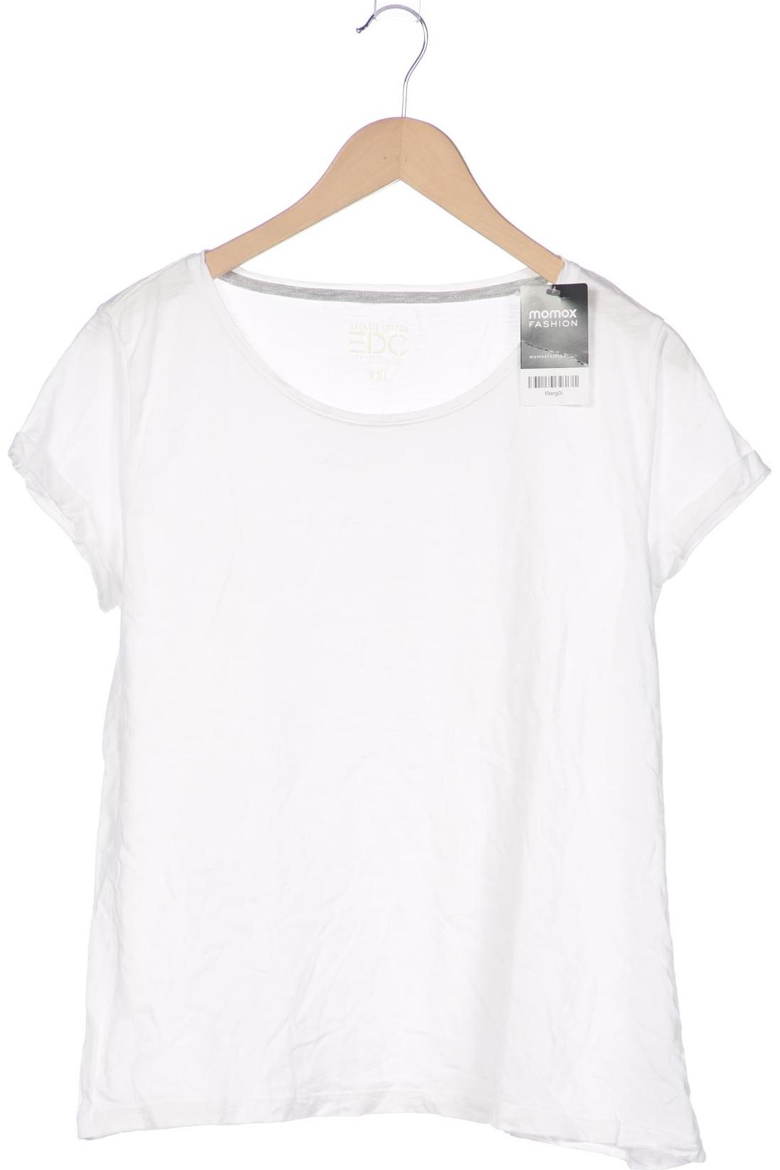 

edc by Esprit Damen T-Shirt, weiß, Gr. 46