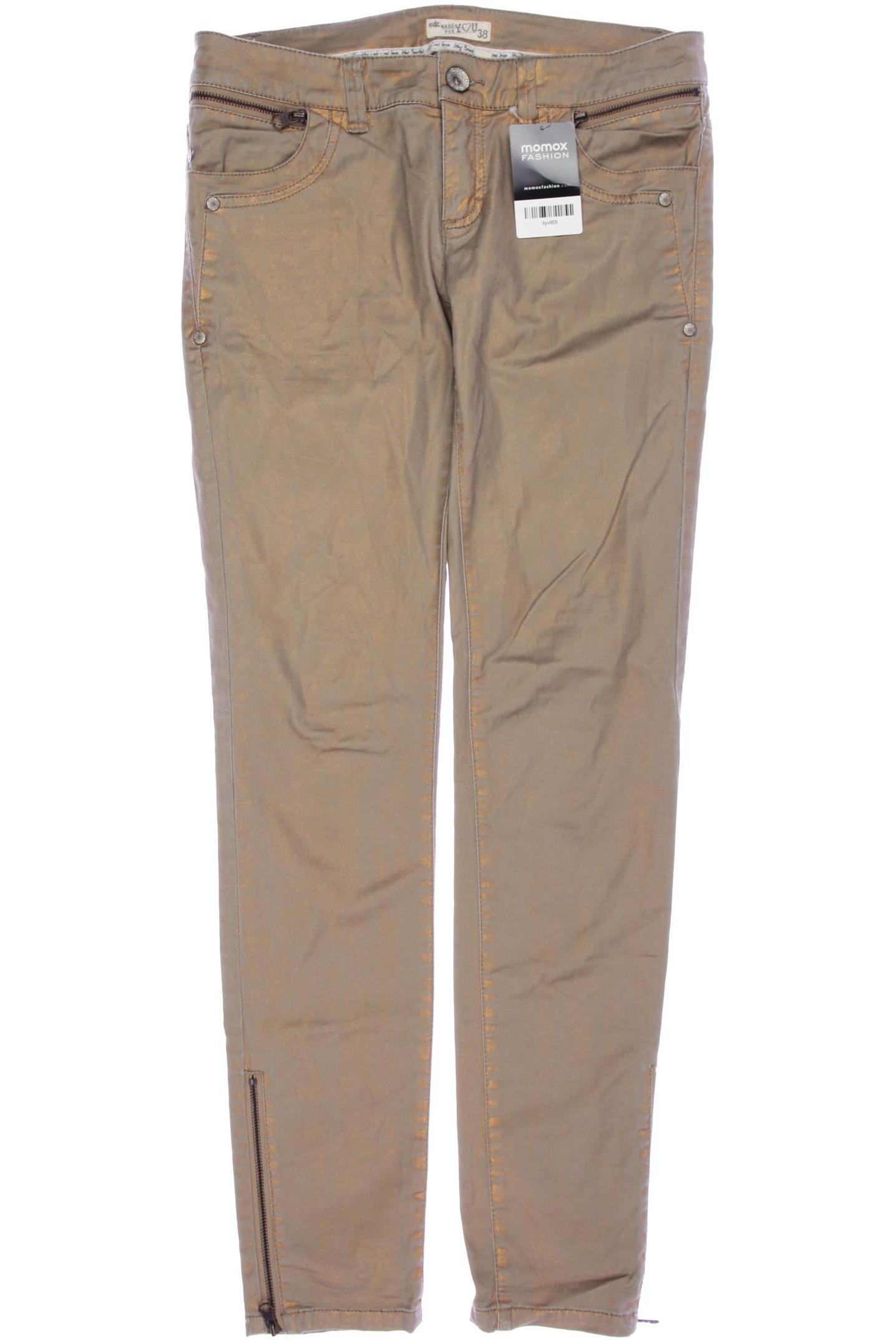 

edc by Esprit Damen Jeans, beige, Gr. 38