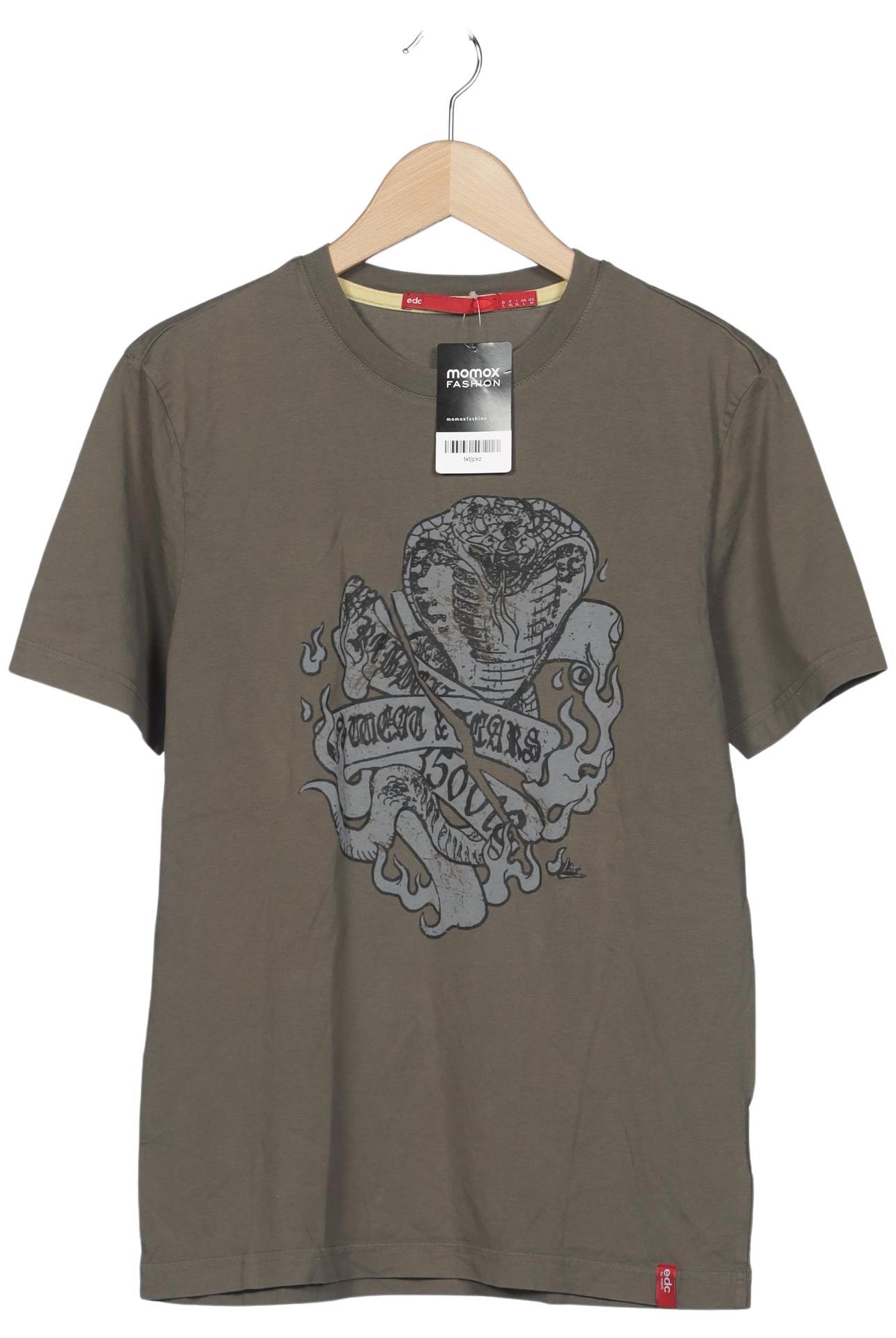 Thumbnail - edc by Esprit Herren T-Shirt, grün, Gr. 52