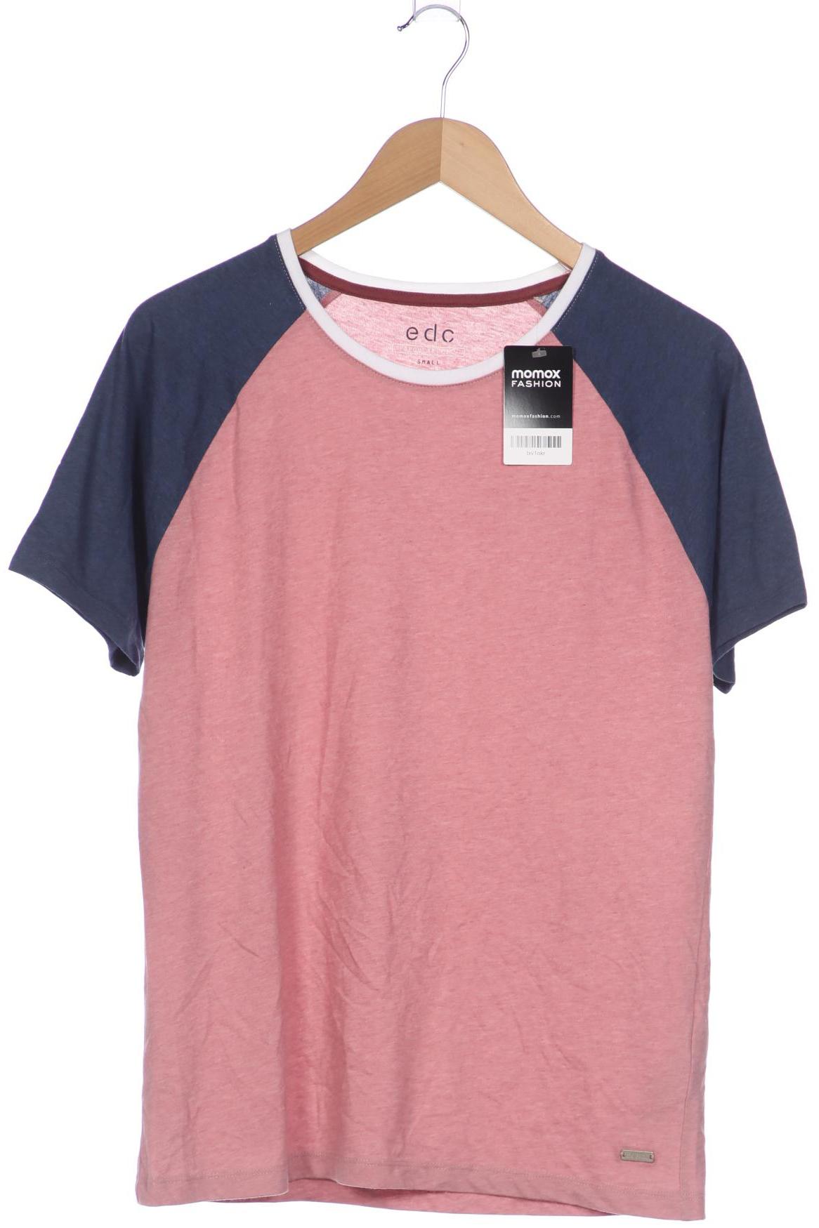 

edc by Esprit Herren T-Shirt, pink, Gr. 46