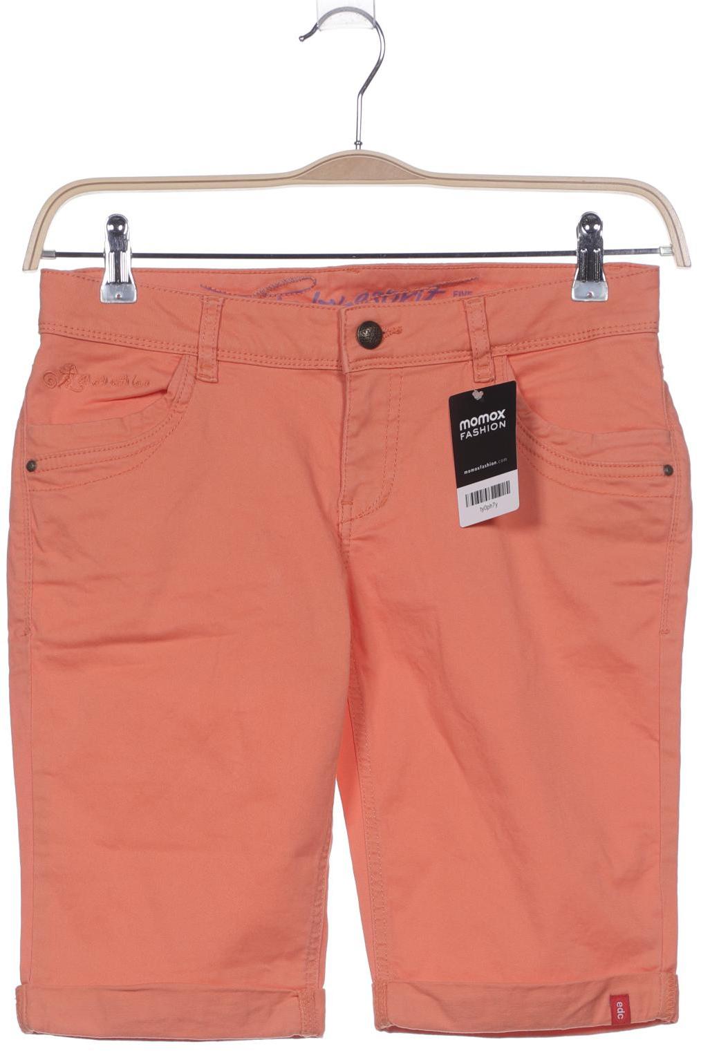

edc by Esprit Damen Shorts, orange, Gr. 38