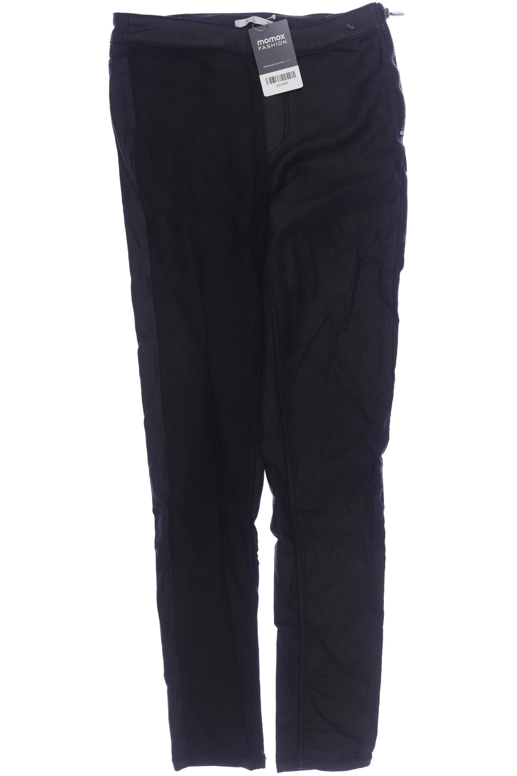 

edc by Esprit Damen Stoffhose, schwarz, Gr. 36