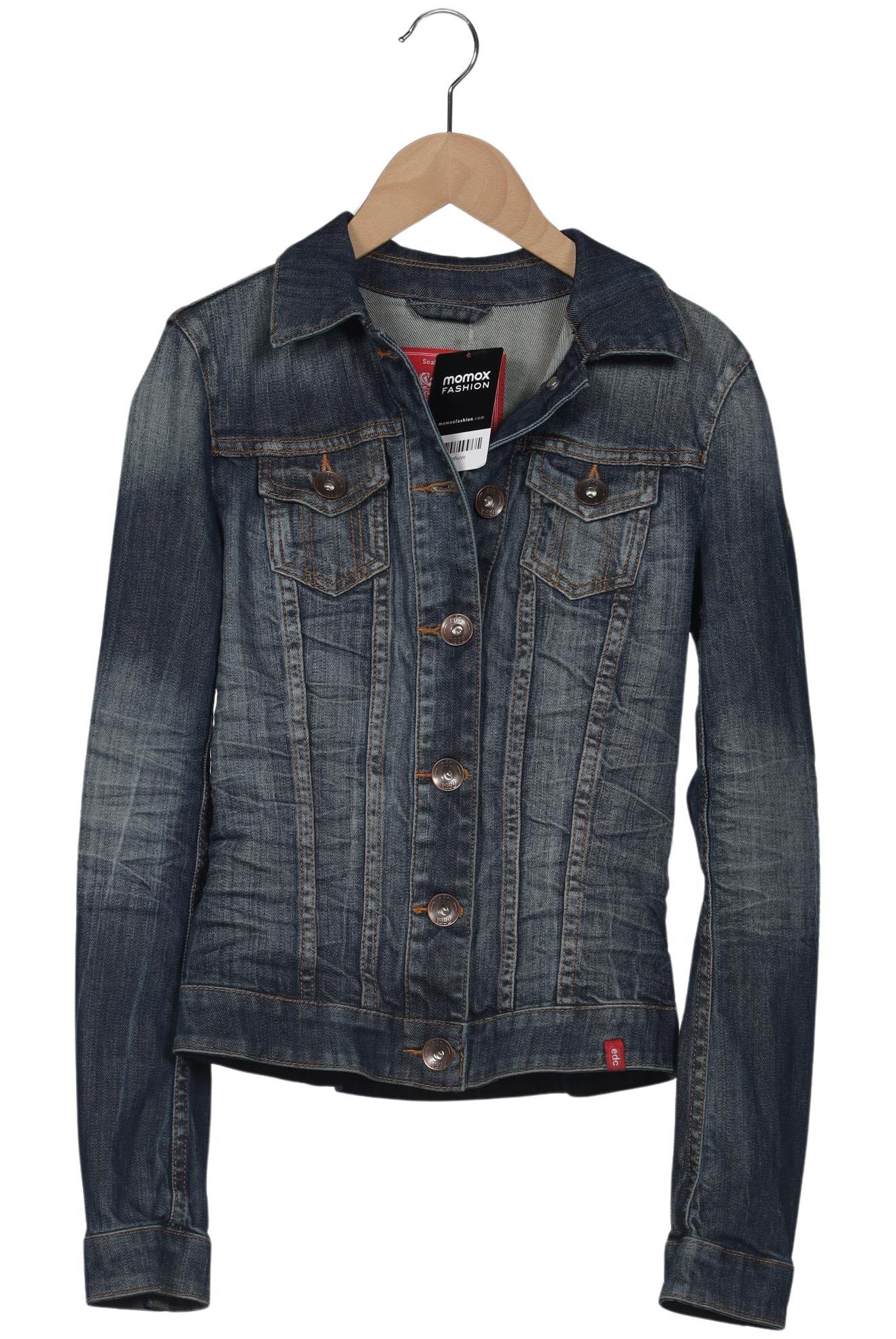 

edc by Esprit Damen Jacke, blau, Gr. 34