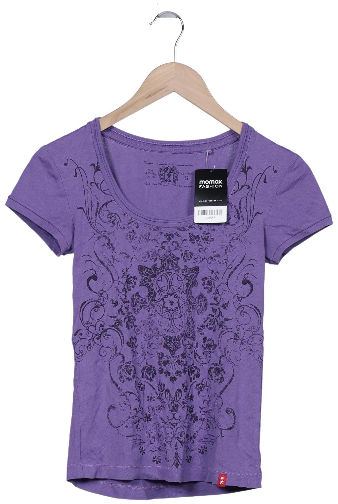 

edc by Esprit Damen T-Shirt, flieder, Gr. 36