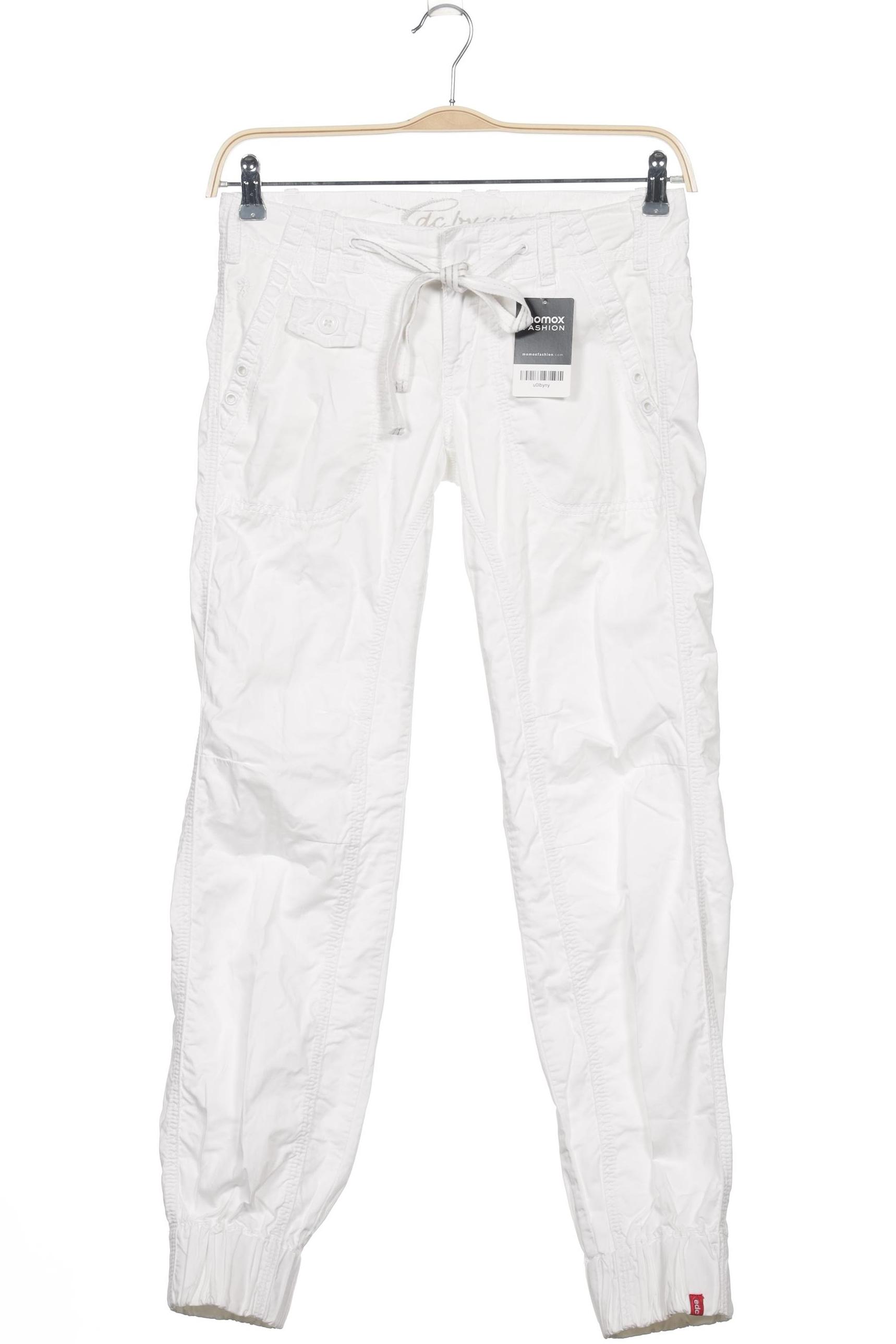 

edc by Esprit Damen Stoffhose, weiß, Gr. 34