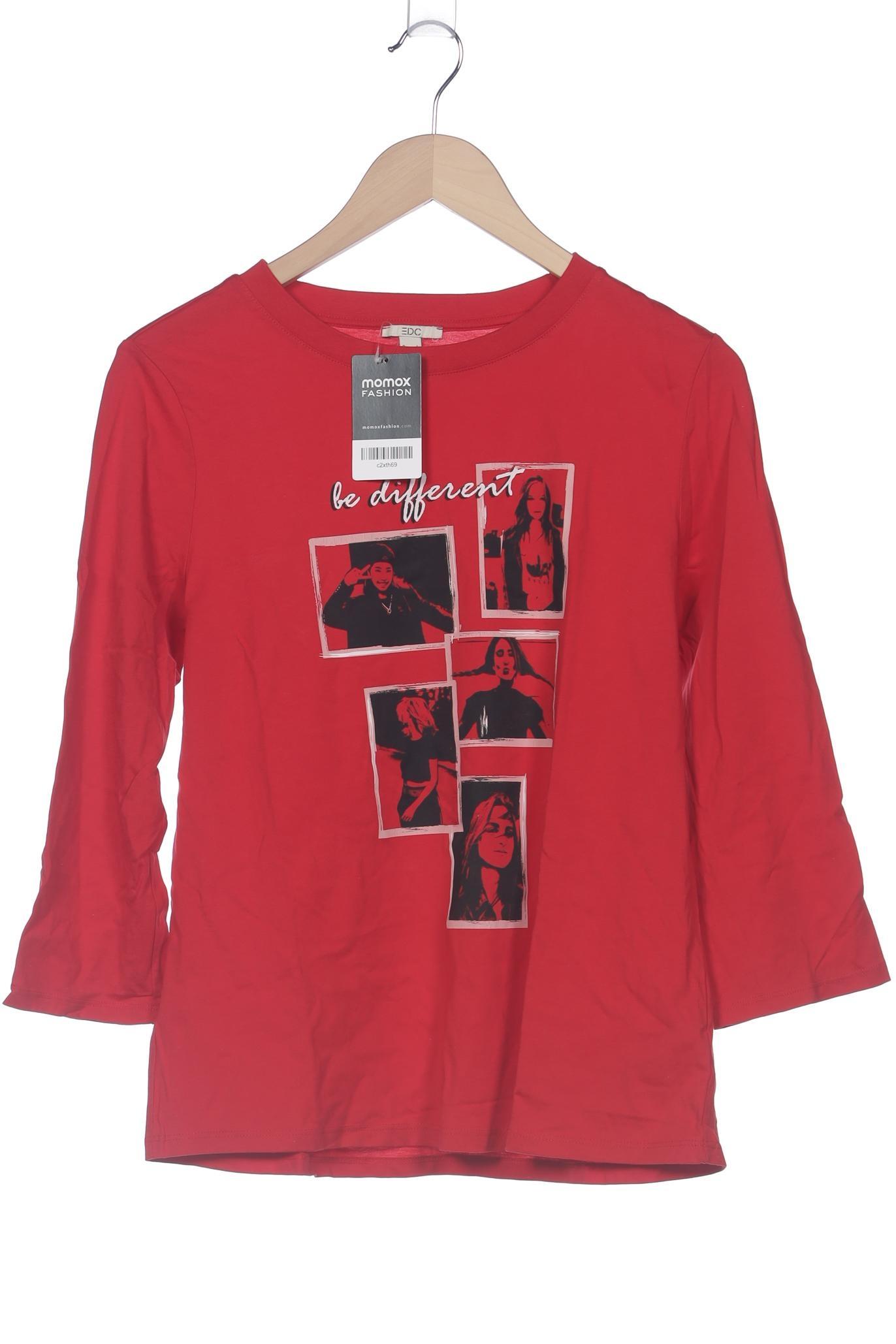 

edc by Esprit Damen Langarmshirt, rot, Gr. 42