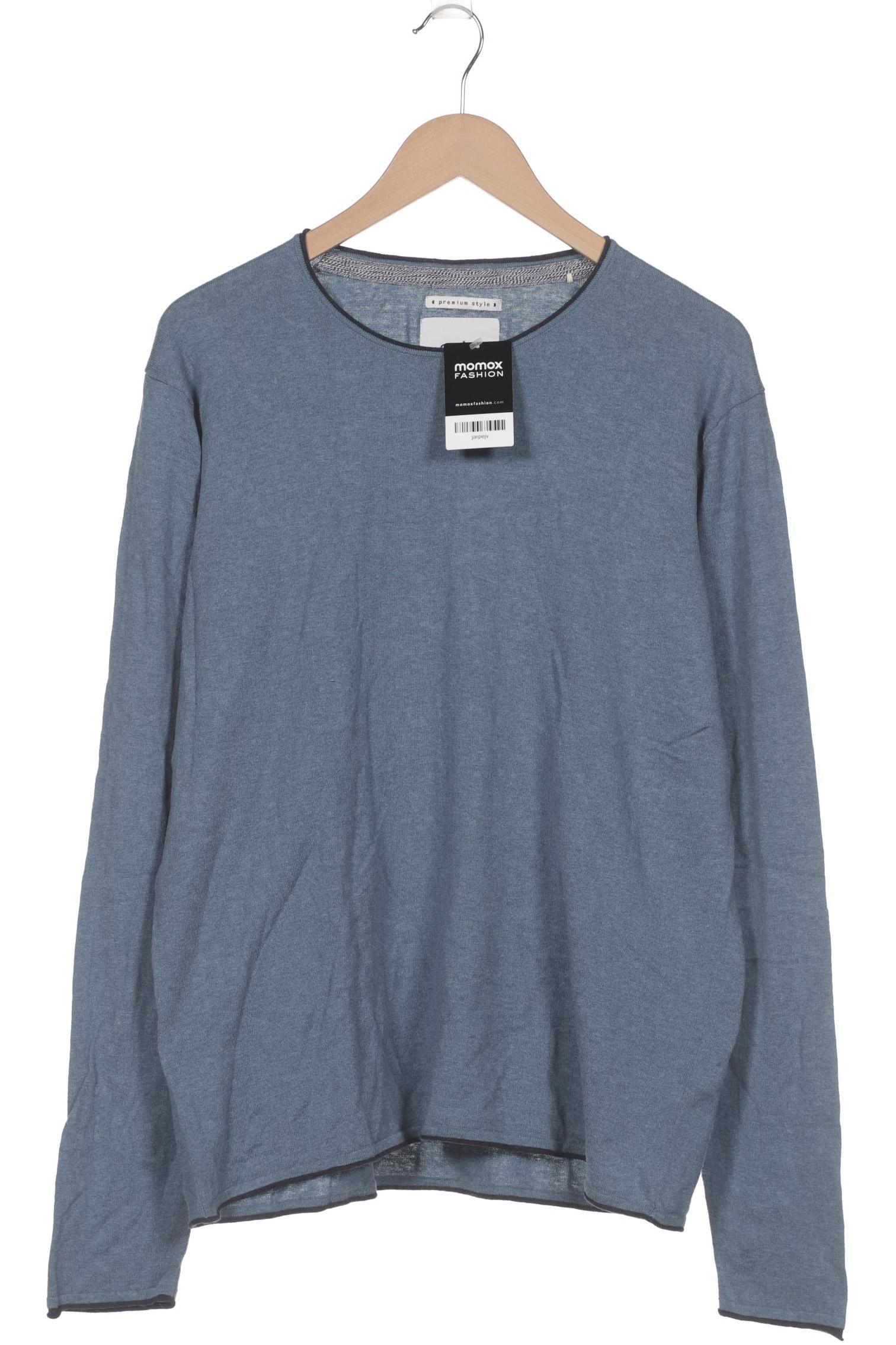 

edc by Esprit Herren Pullover, blau, Gr. 54