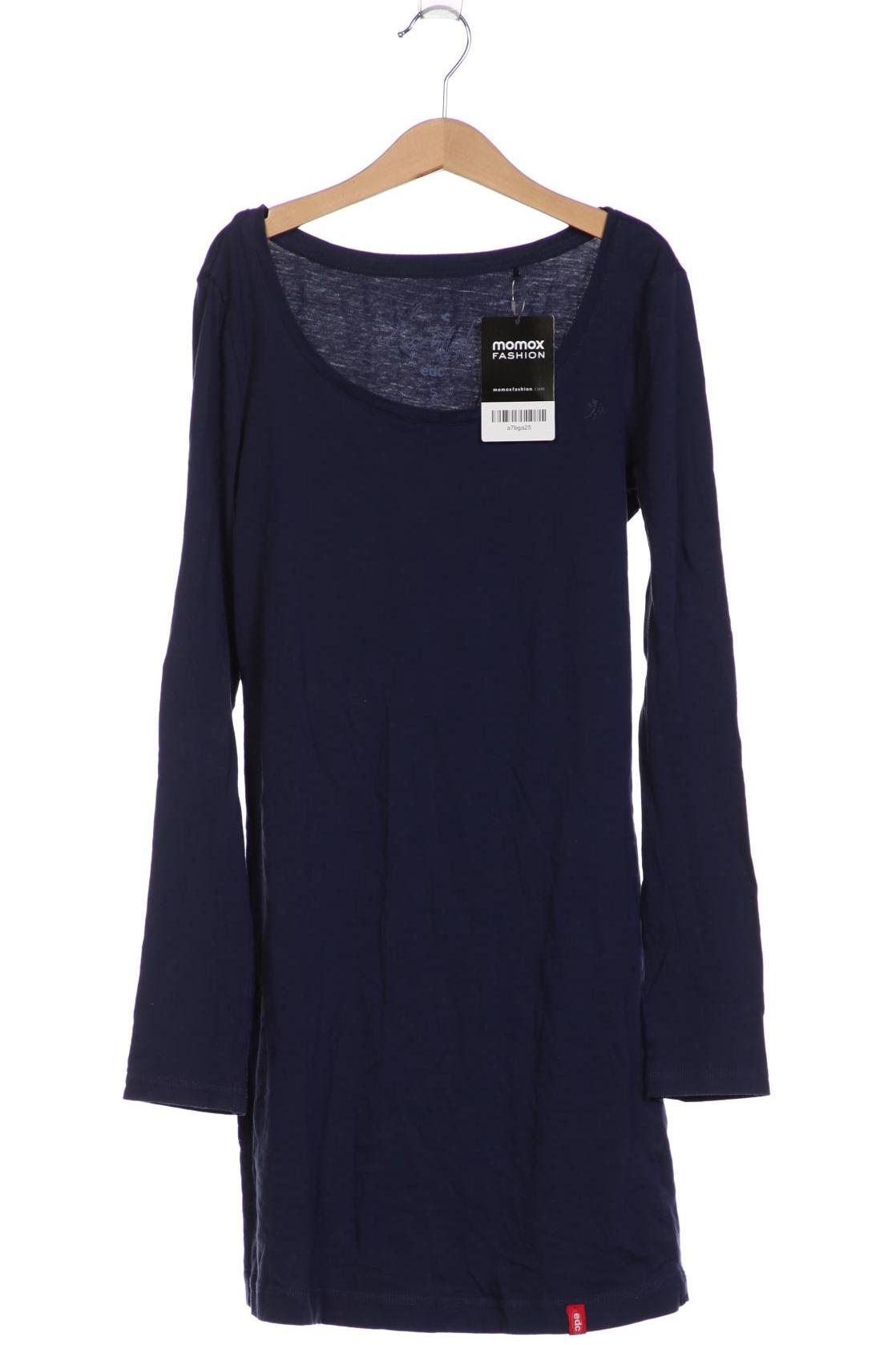 

edc by Esprit Damen Langarmshirt, marineblau, Gr. 36