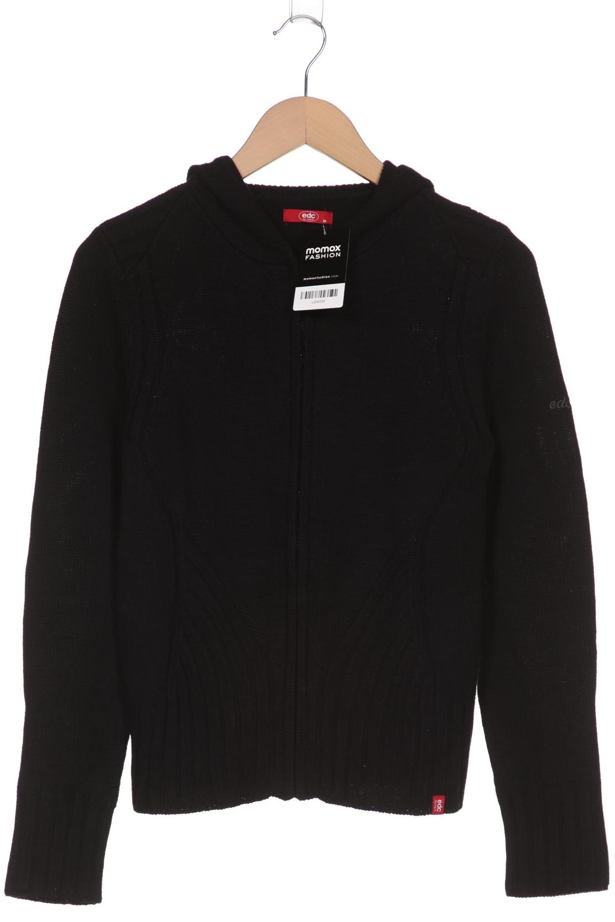 

edc by Esprit Damen Kapuzenpullover, schwarz