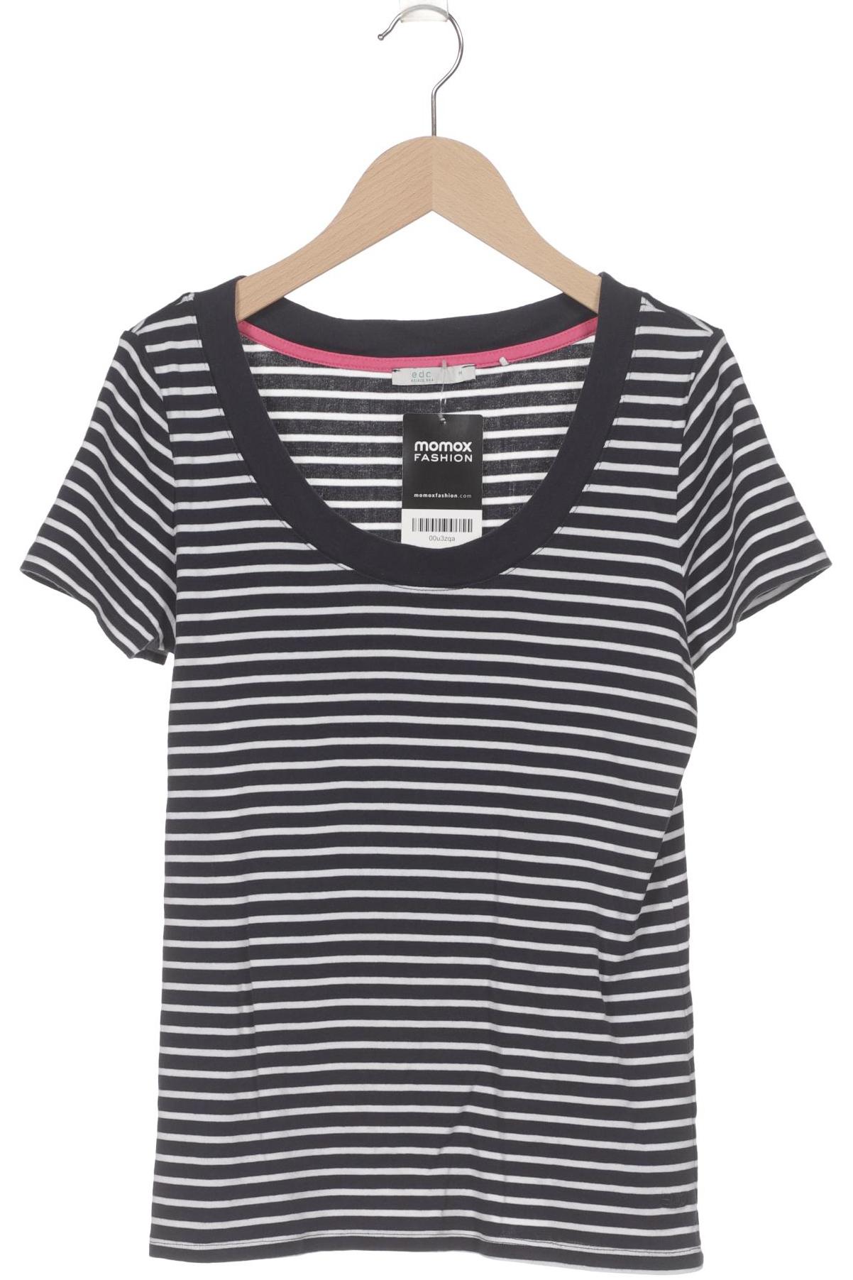 

edc by Esprit Damen T-Shirt, marineblau, Gr. 38