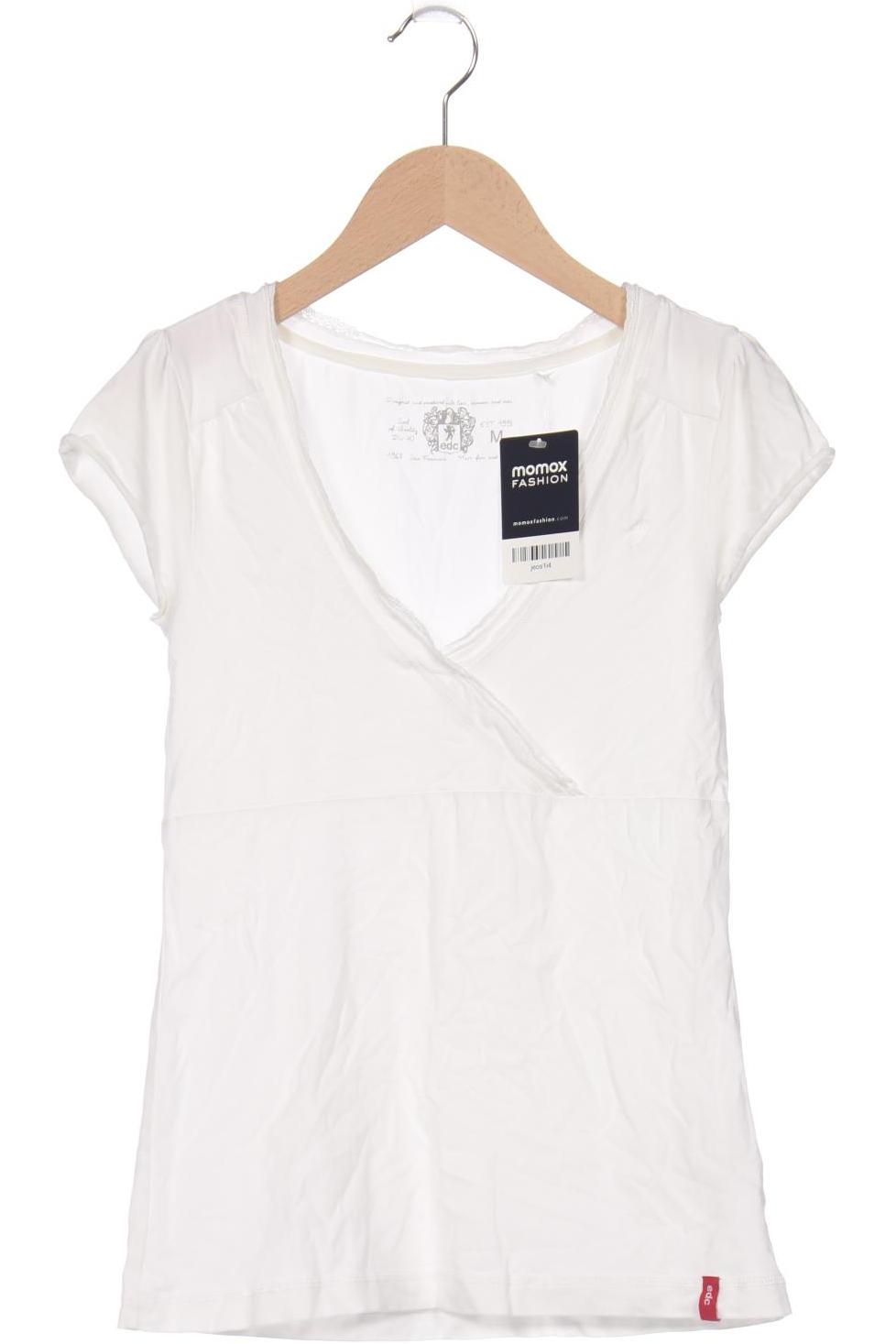 

edc by Esprit Damen T-Shirt, weiß, Gr. 38