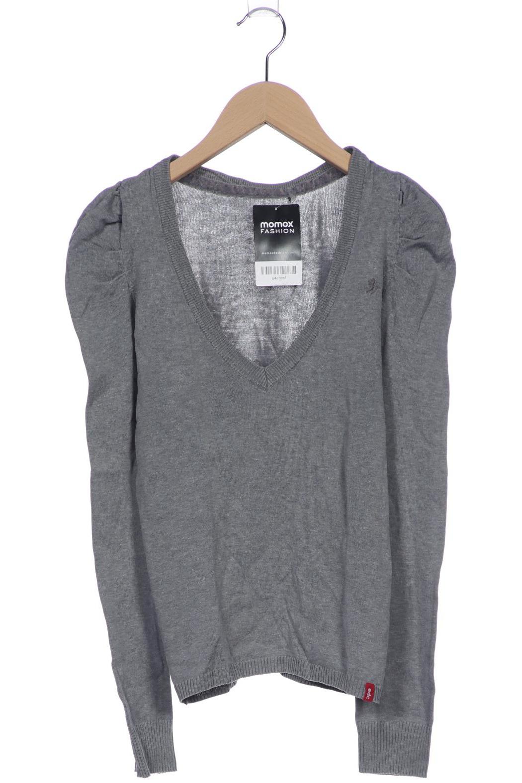 

edc by Esprit Damen Pullover, grau, Gr. 34