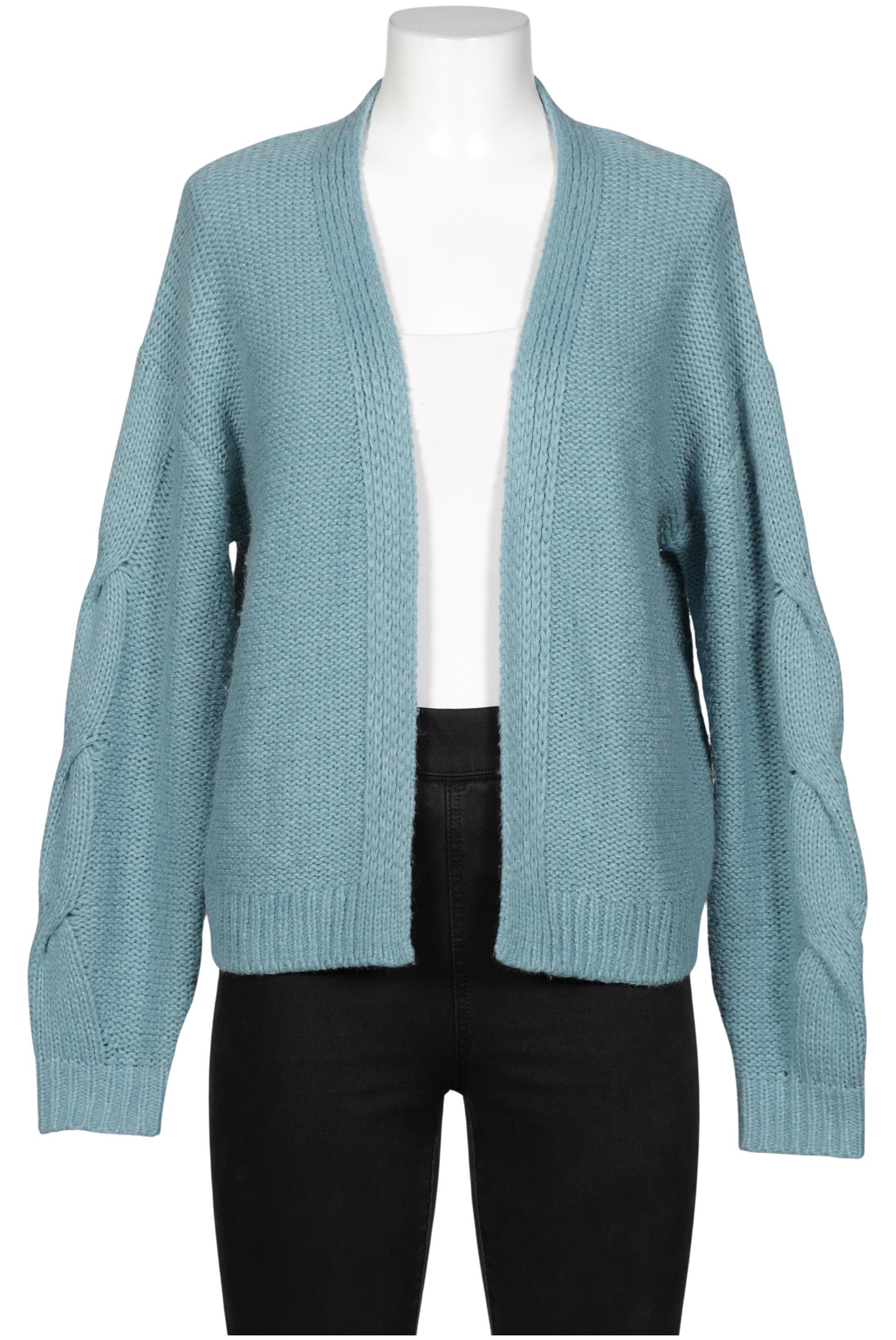 

edc by Esprit Damen Strickjacke, hellblau, Gr. 38