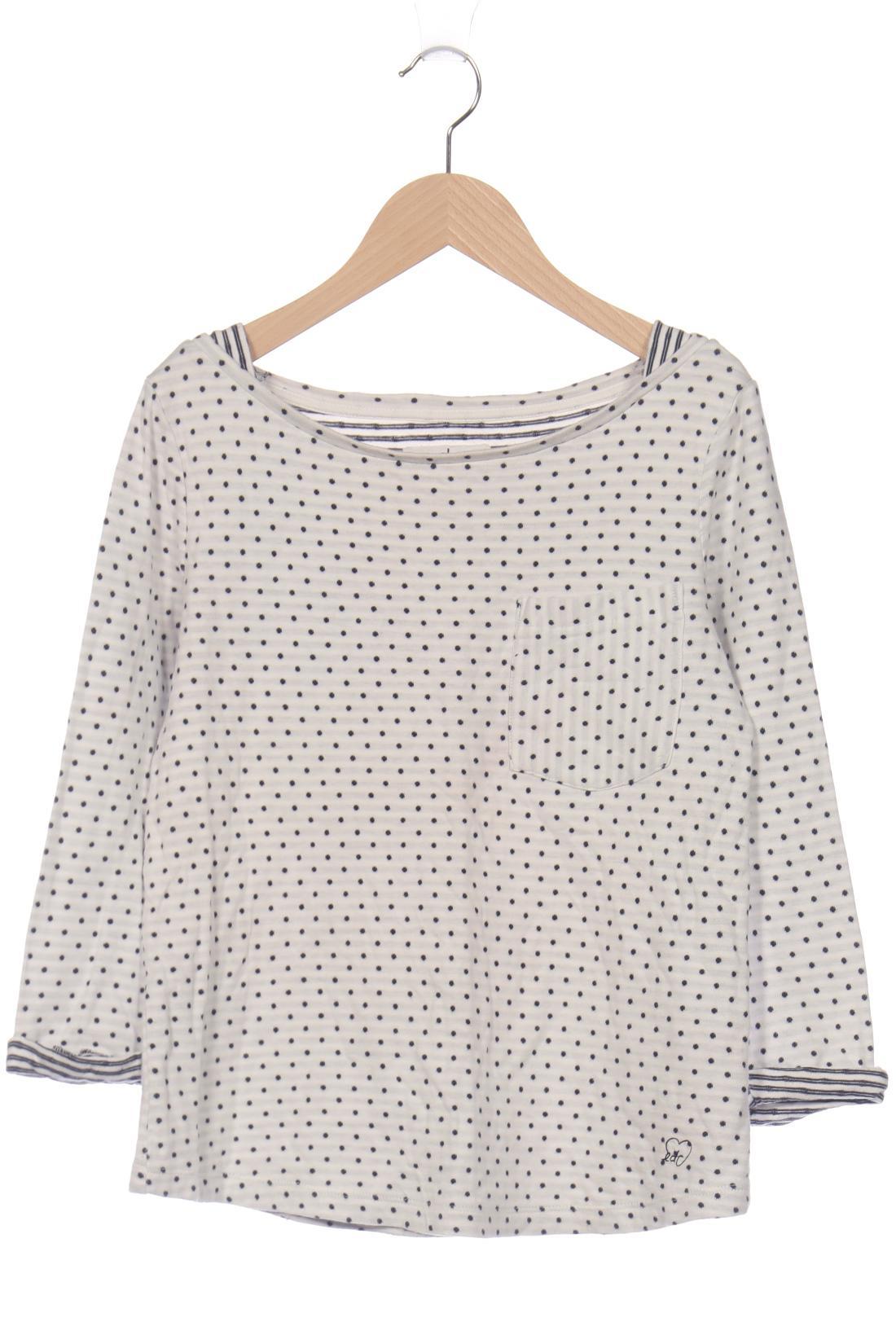 

edc by Esprit Damen Langarmshirt, weiß, Gr. 36