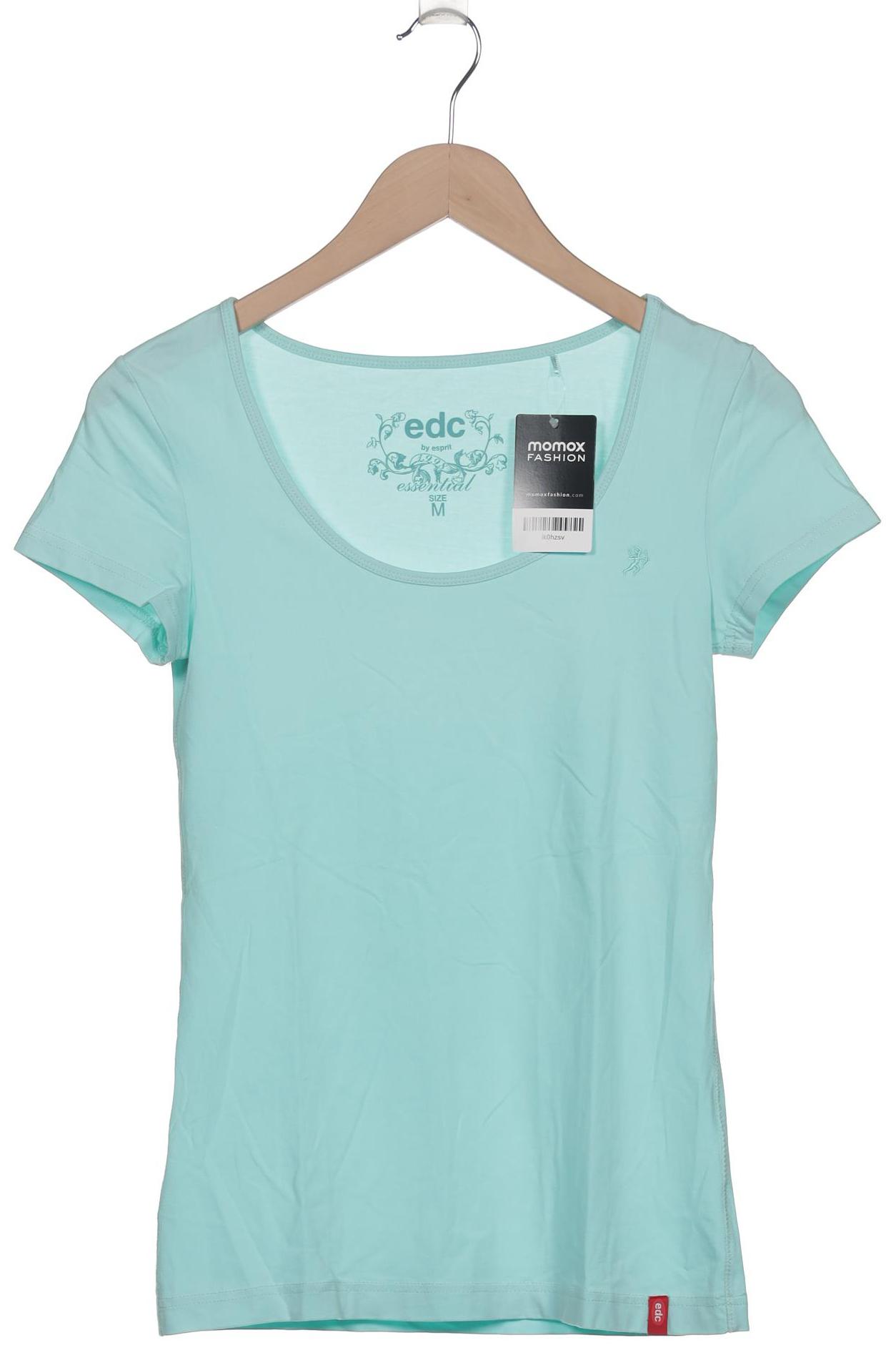 

edc by Esprit Damen T-Shirt, türkis, Gr. 38
