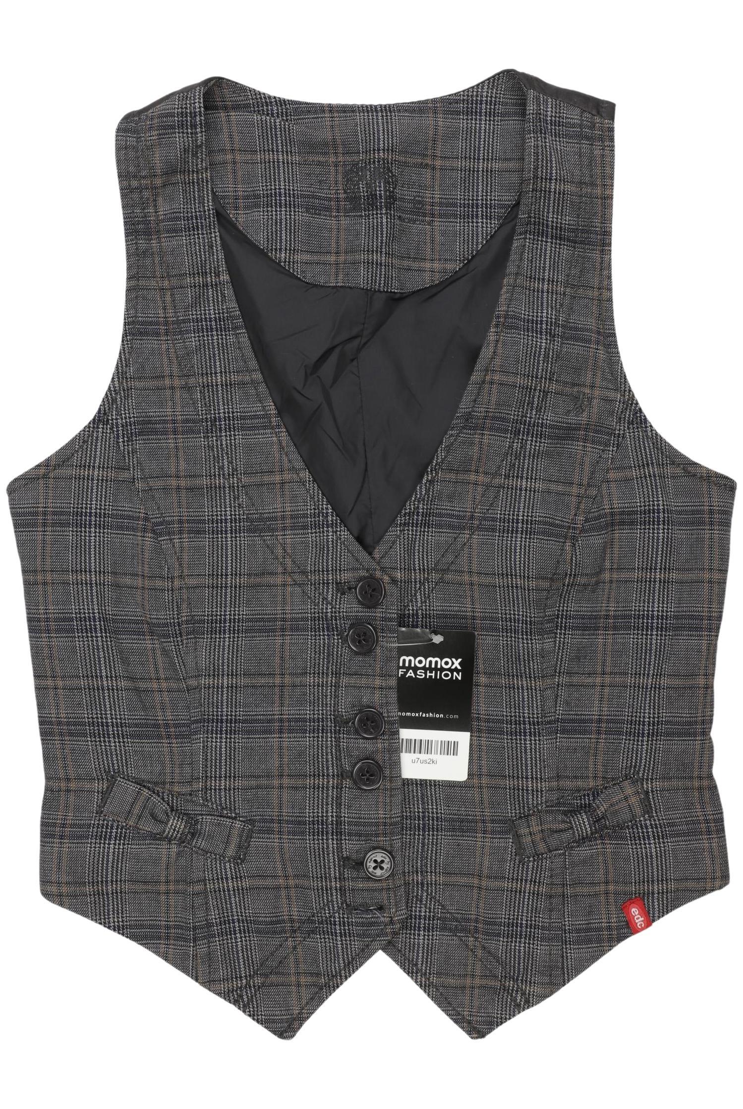 

edc by Esprit Damen Weste, grau, Gr. 36