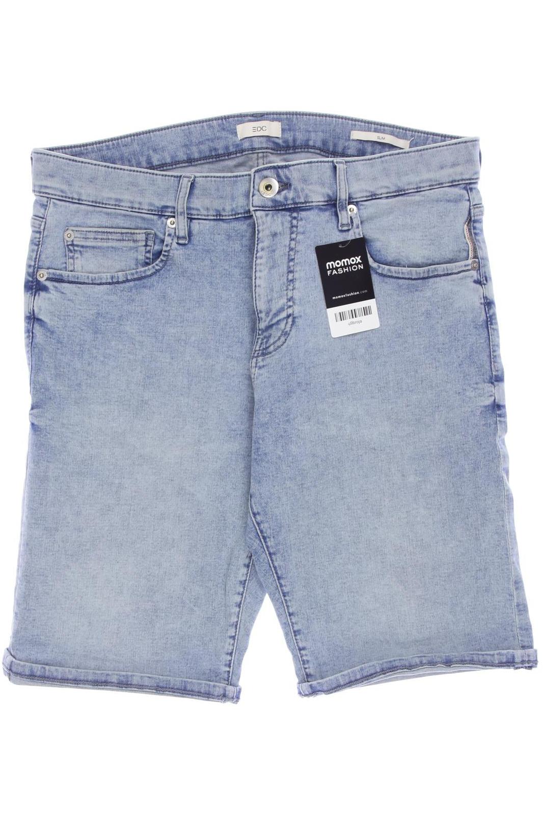 

edc by Esprit Herren Shorts, blau, Gr. 33