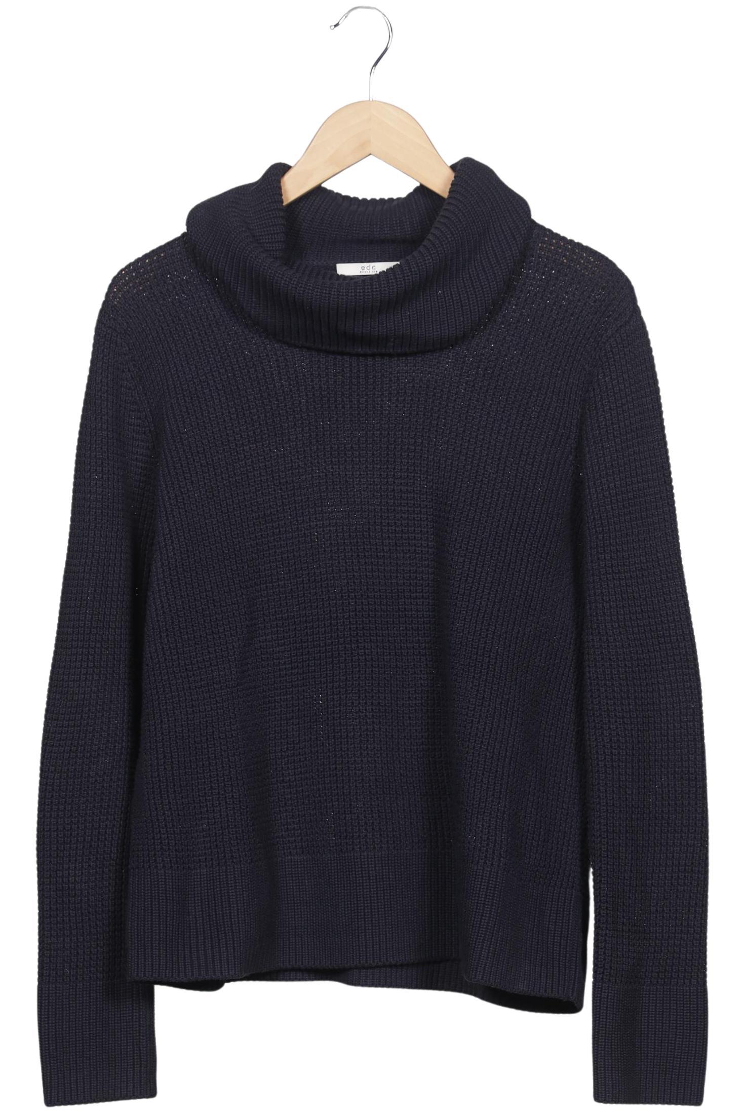 

edc by Esprit Damen Pullover, marineblau, Gr. 44