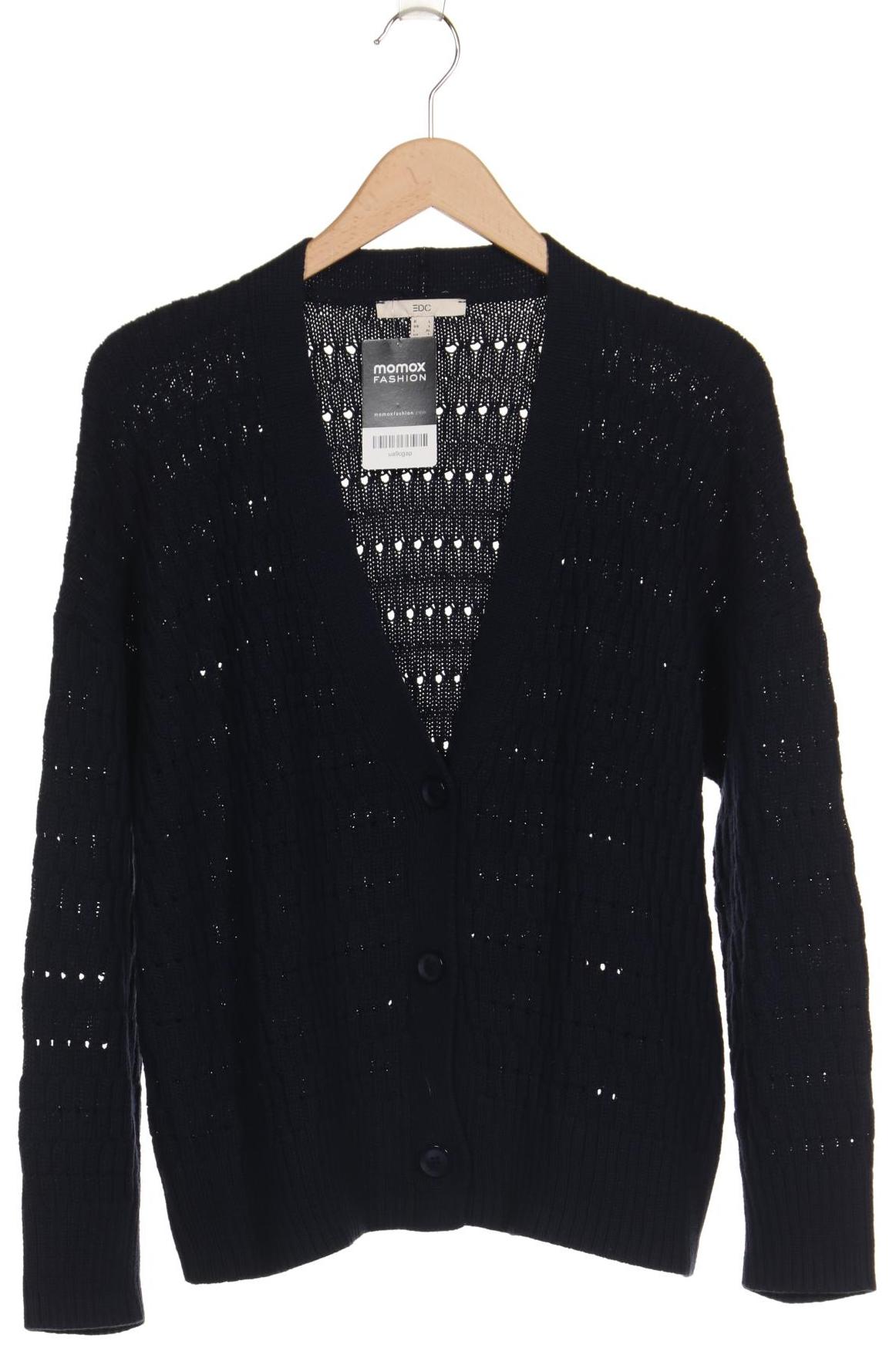 

edc by Esprit Damen Strickjacke, marineblau, Gr. 42
