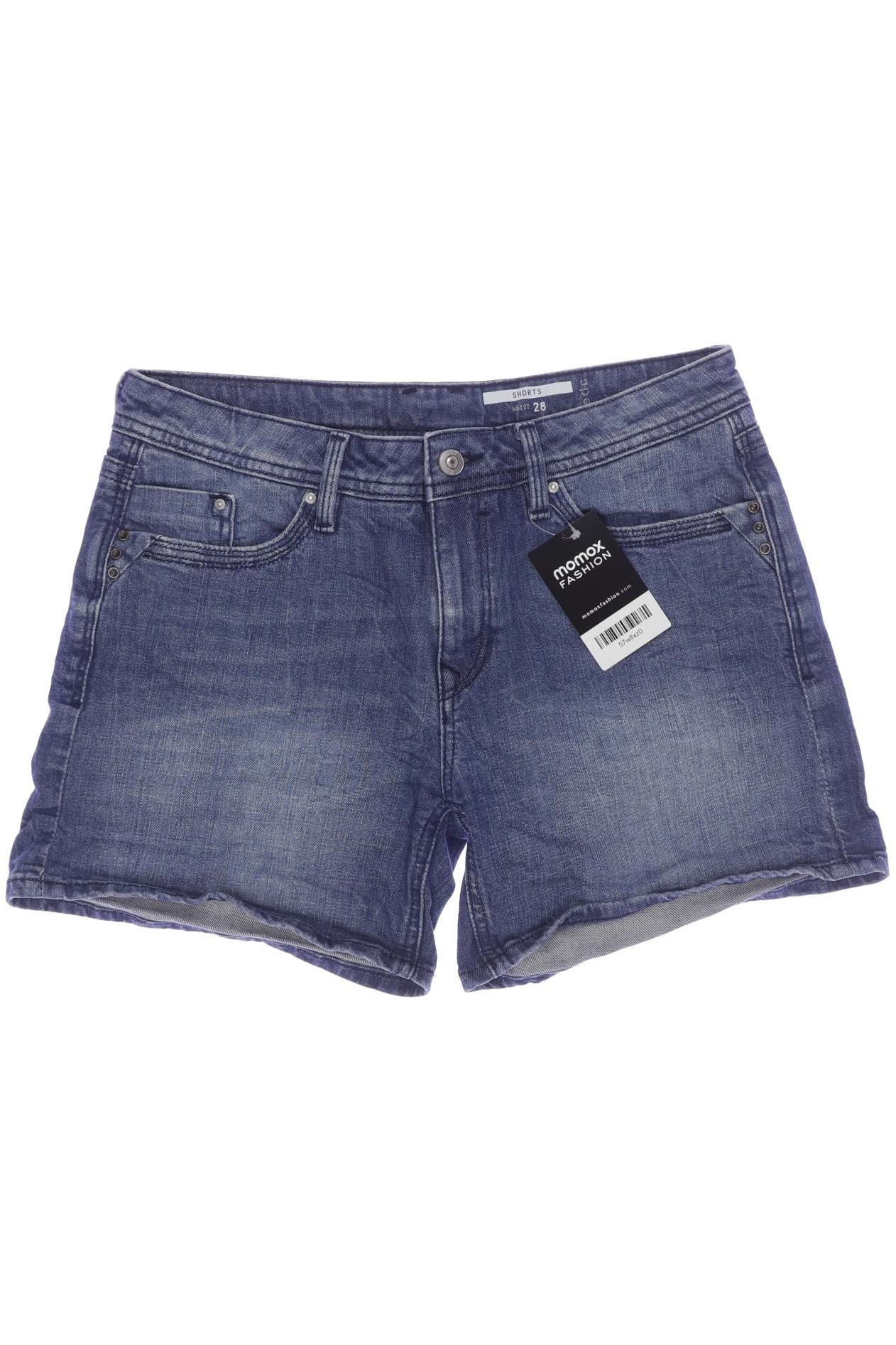 

edc by Esprit Damen Shorts, blau, Gr. 28