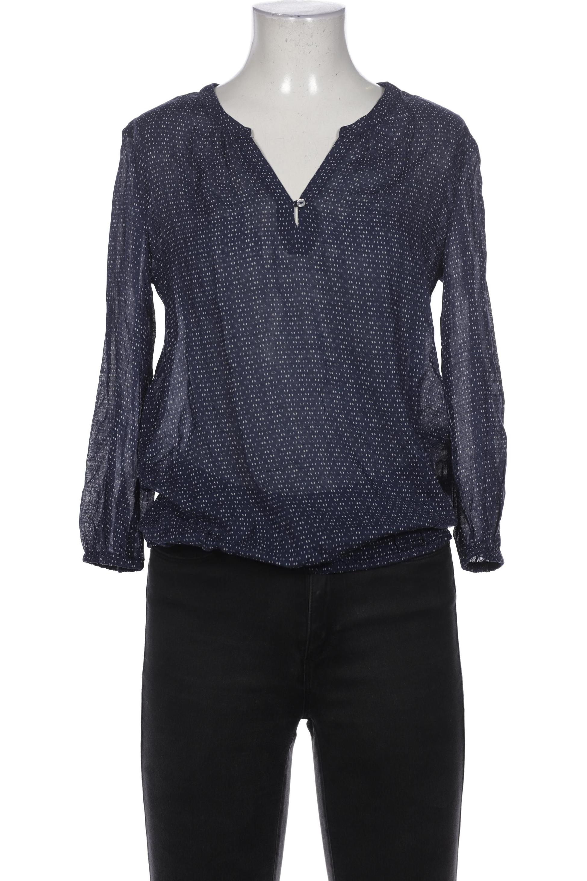 

edc by Esprit Damen Bluse, marineblau, Gr. 34