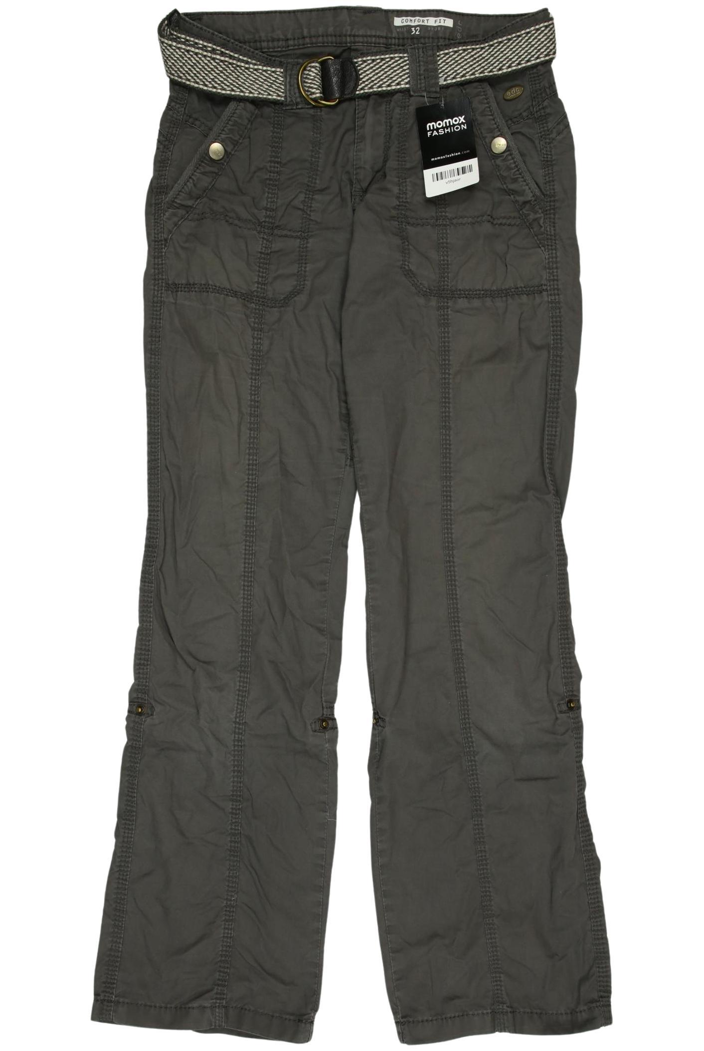 

edc by Esprit Damen Stoffhose, braun, Gr. 32