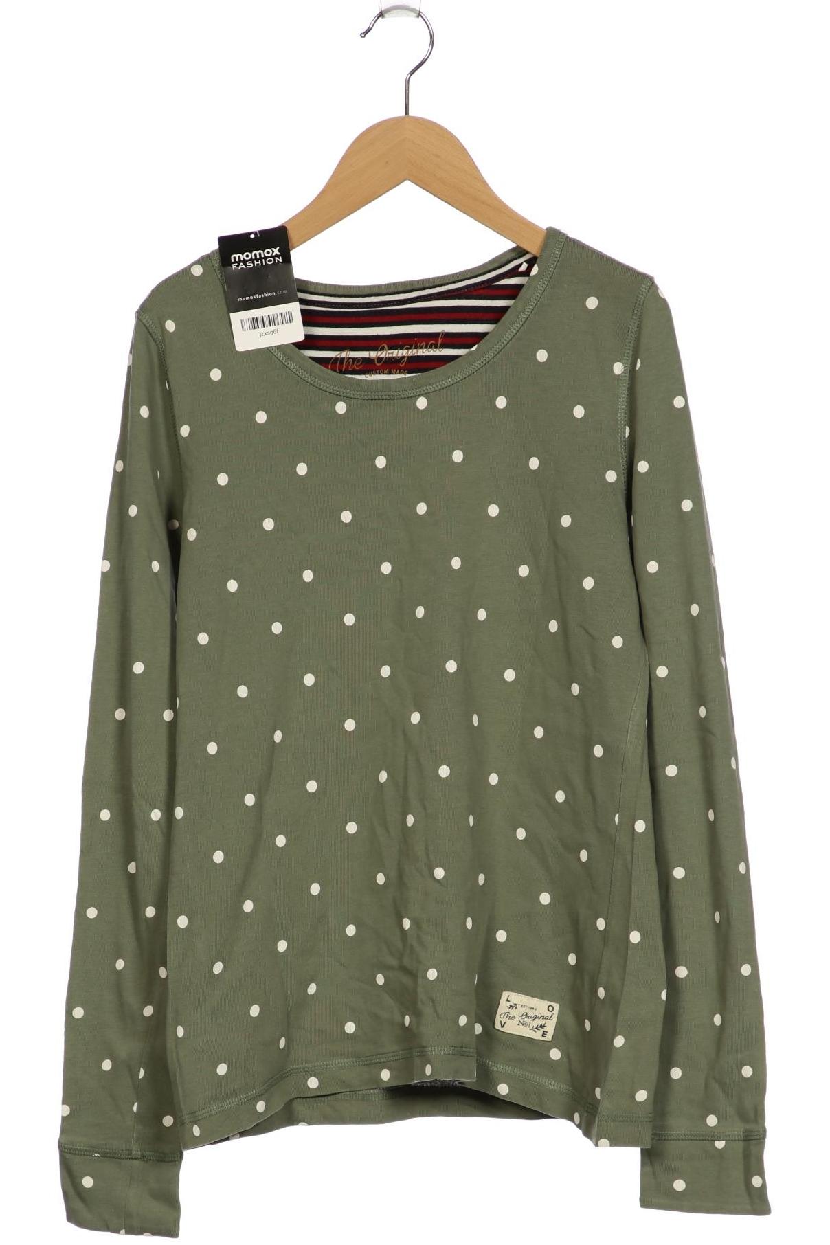 

edc by Esprit Damen Langarmshirt, grün, Gr. 36